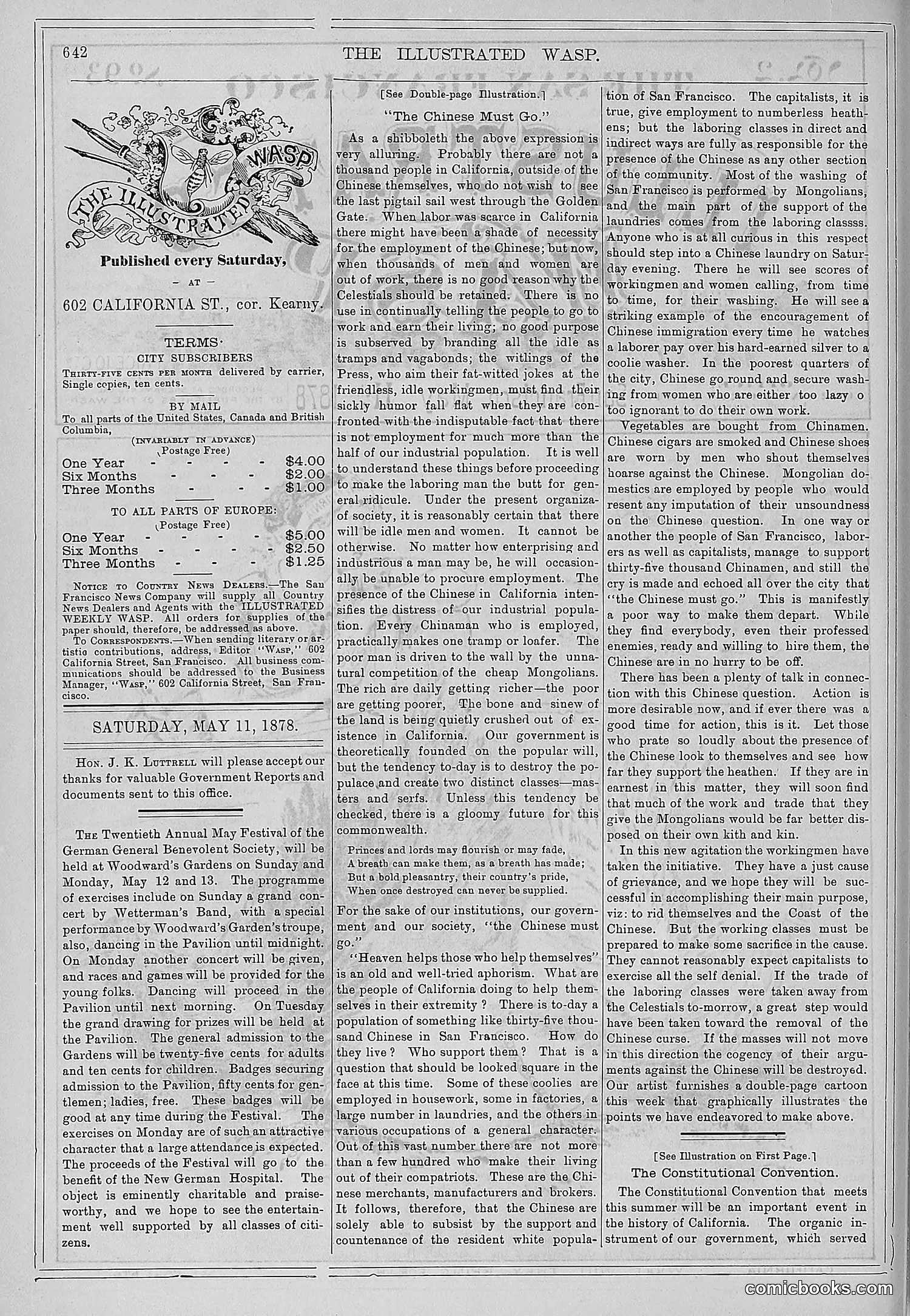 The Wasp — 1878 — page 297 of 500