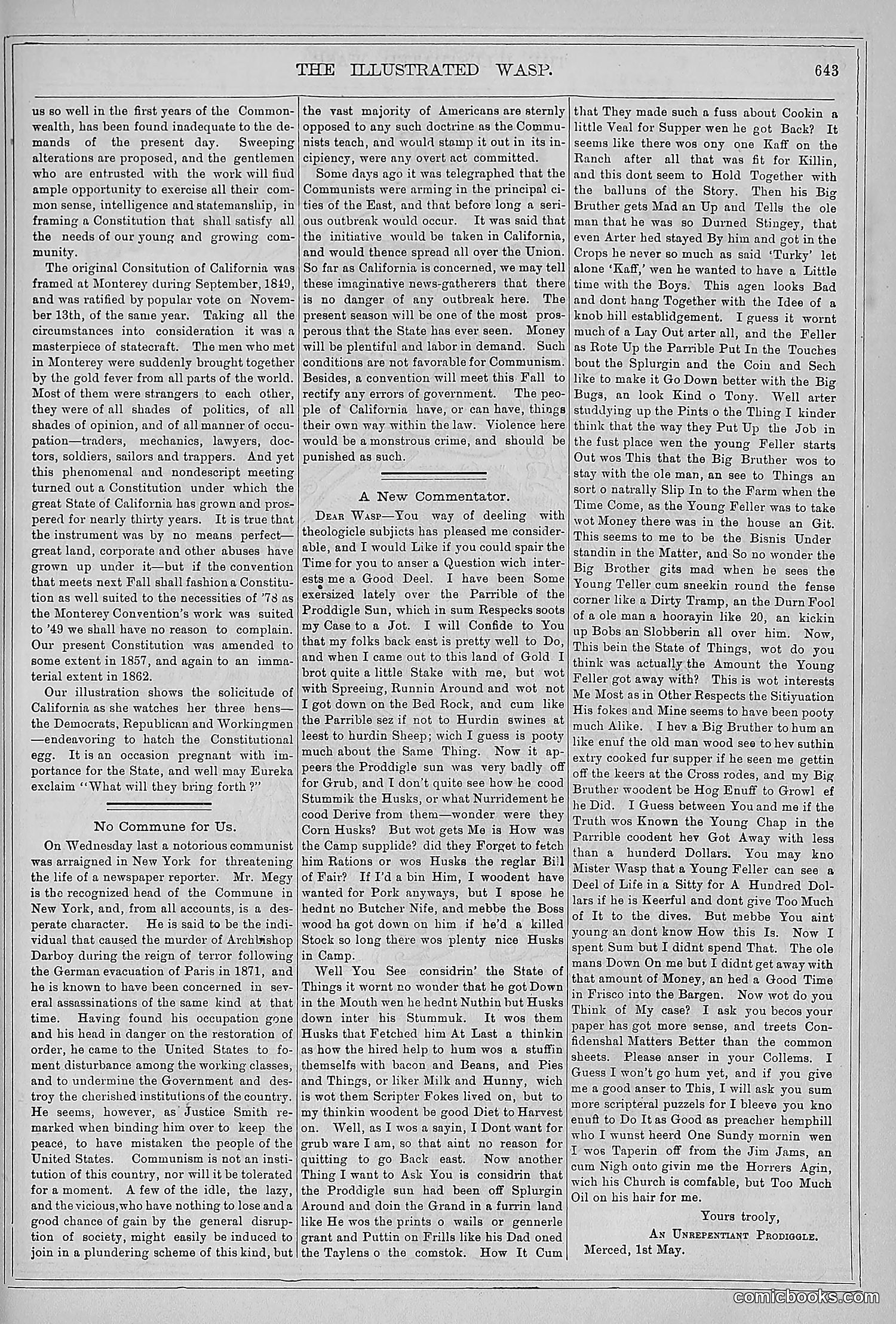 The Wasp — 1878 — page 298 of 500