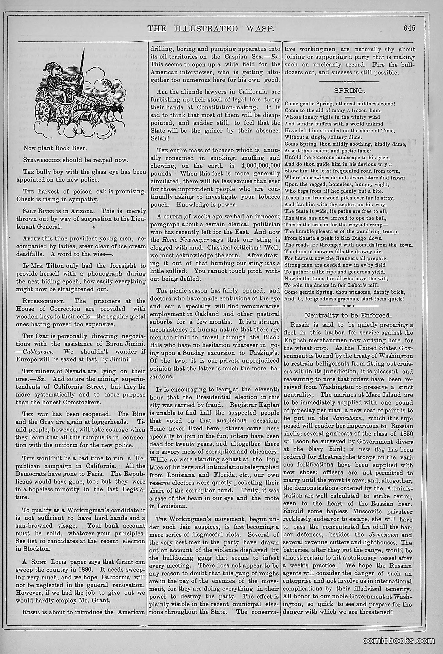 The Wasp — 1878 — page 300 of 500