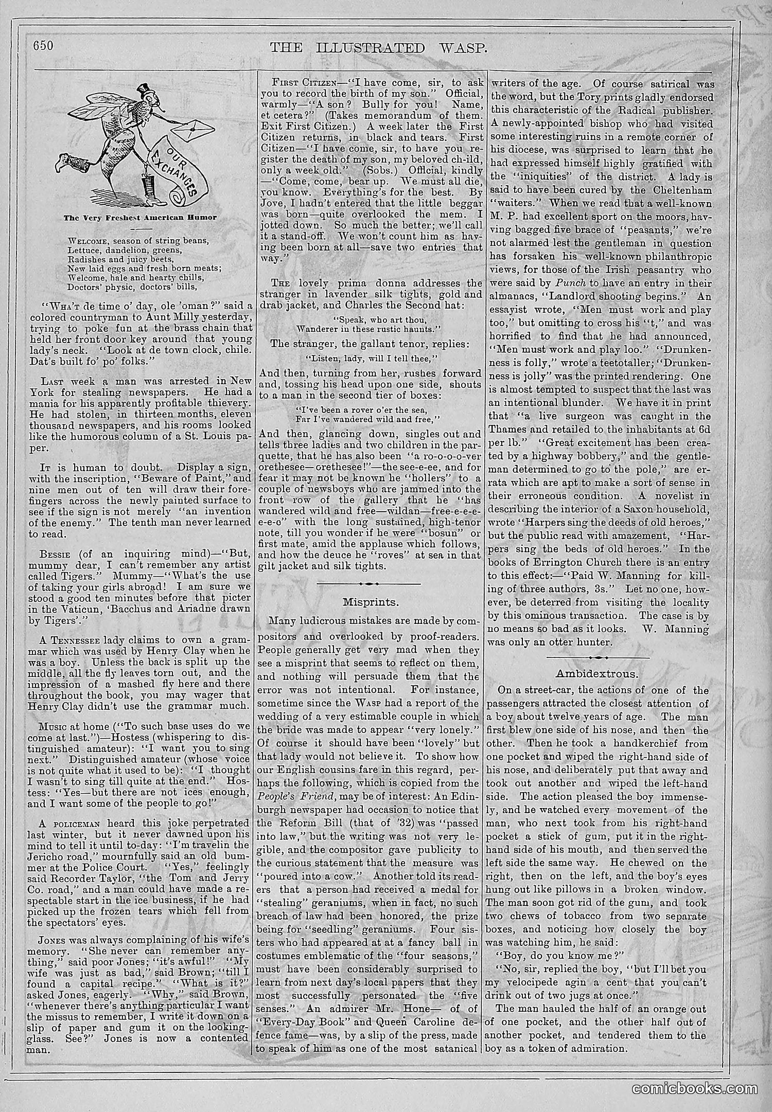The Wasp — 1878 — page 305 of 500