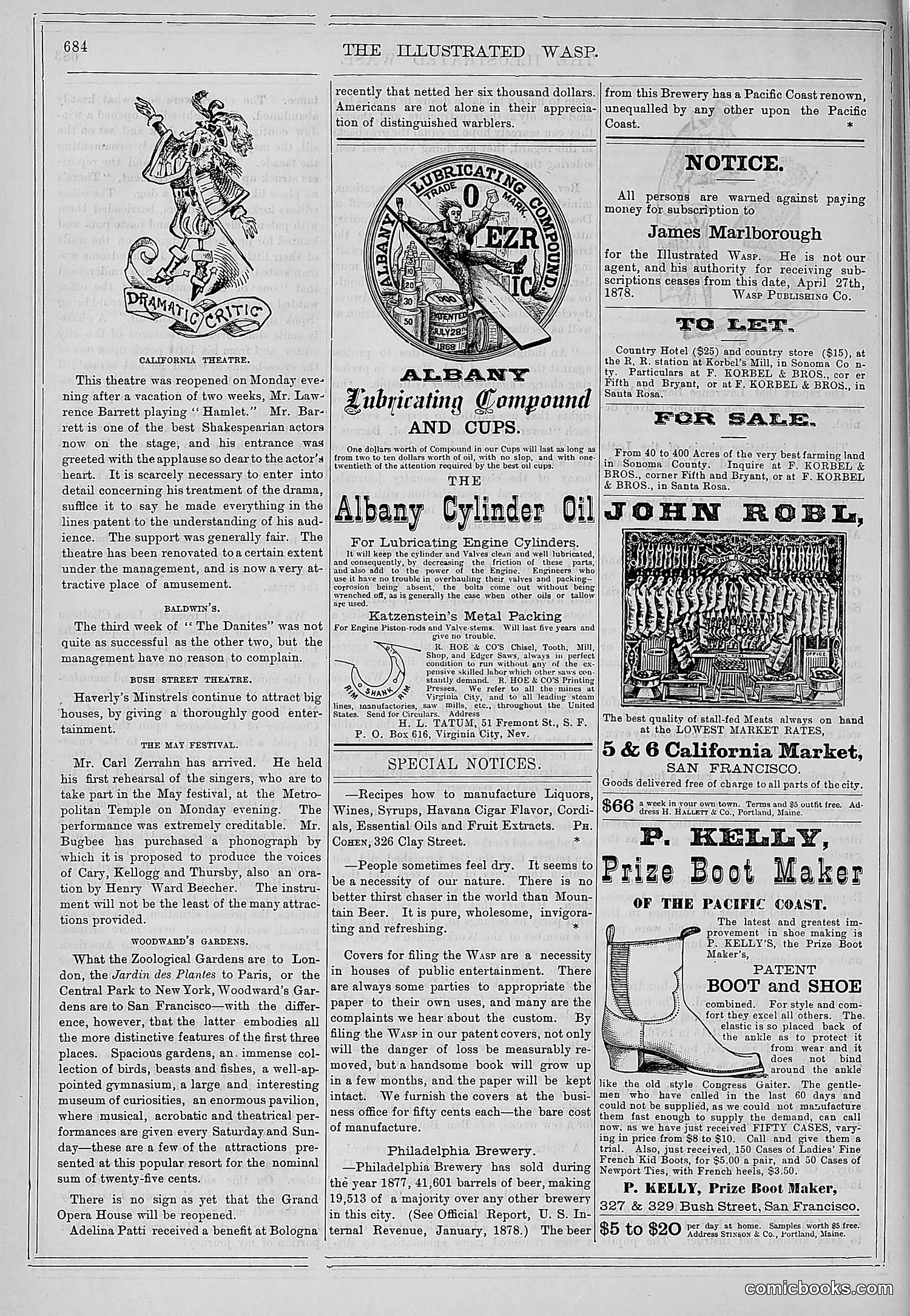 The Wasp — 1878 — page 341 of 500