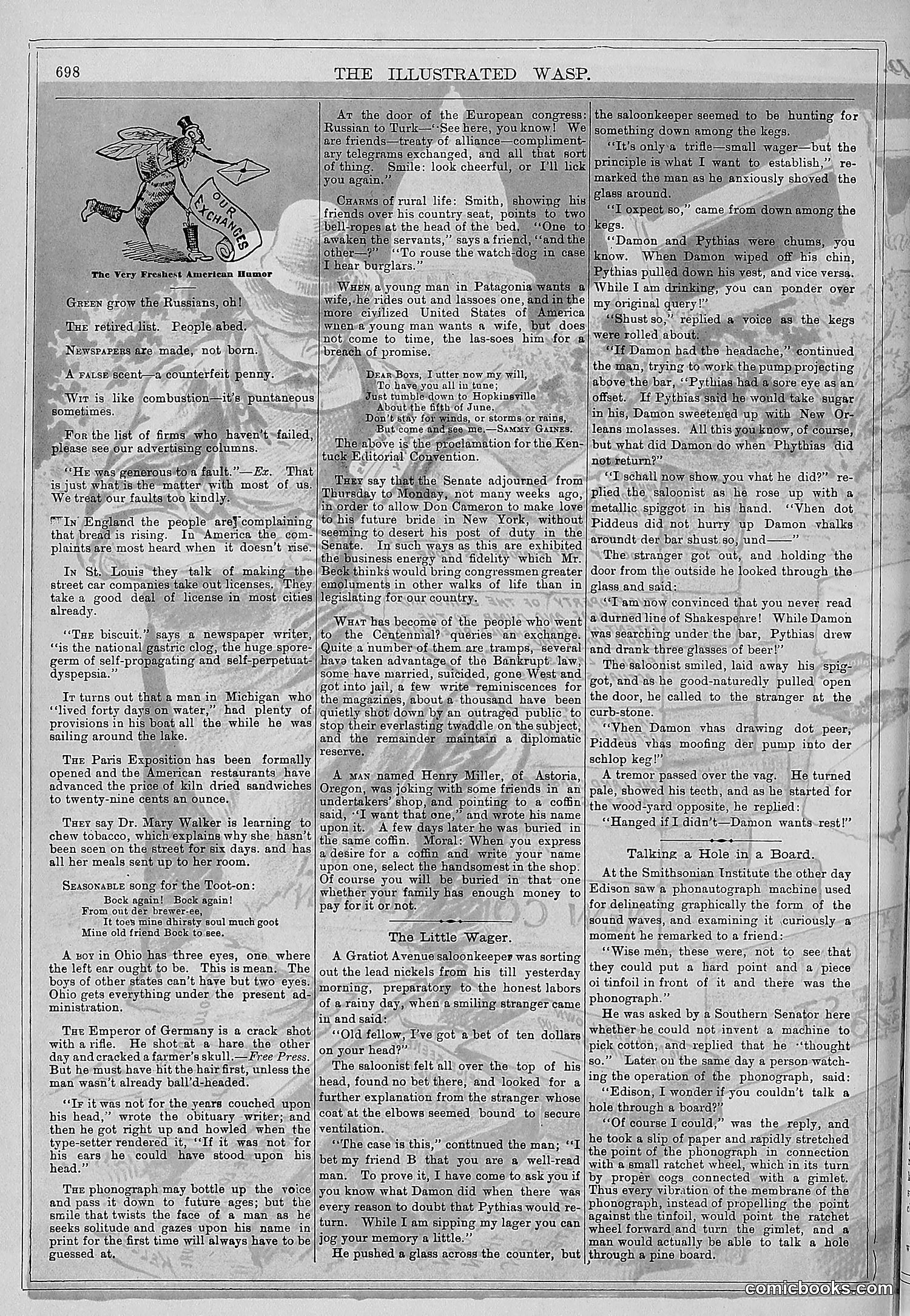 The Wasp — 1878 — page 355 of 500