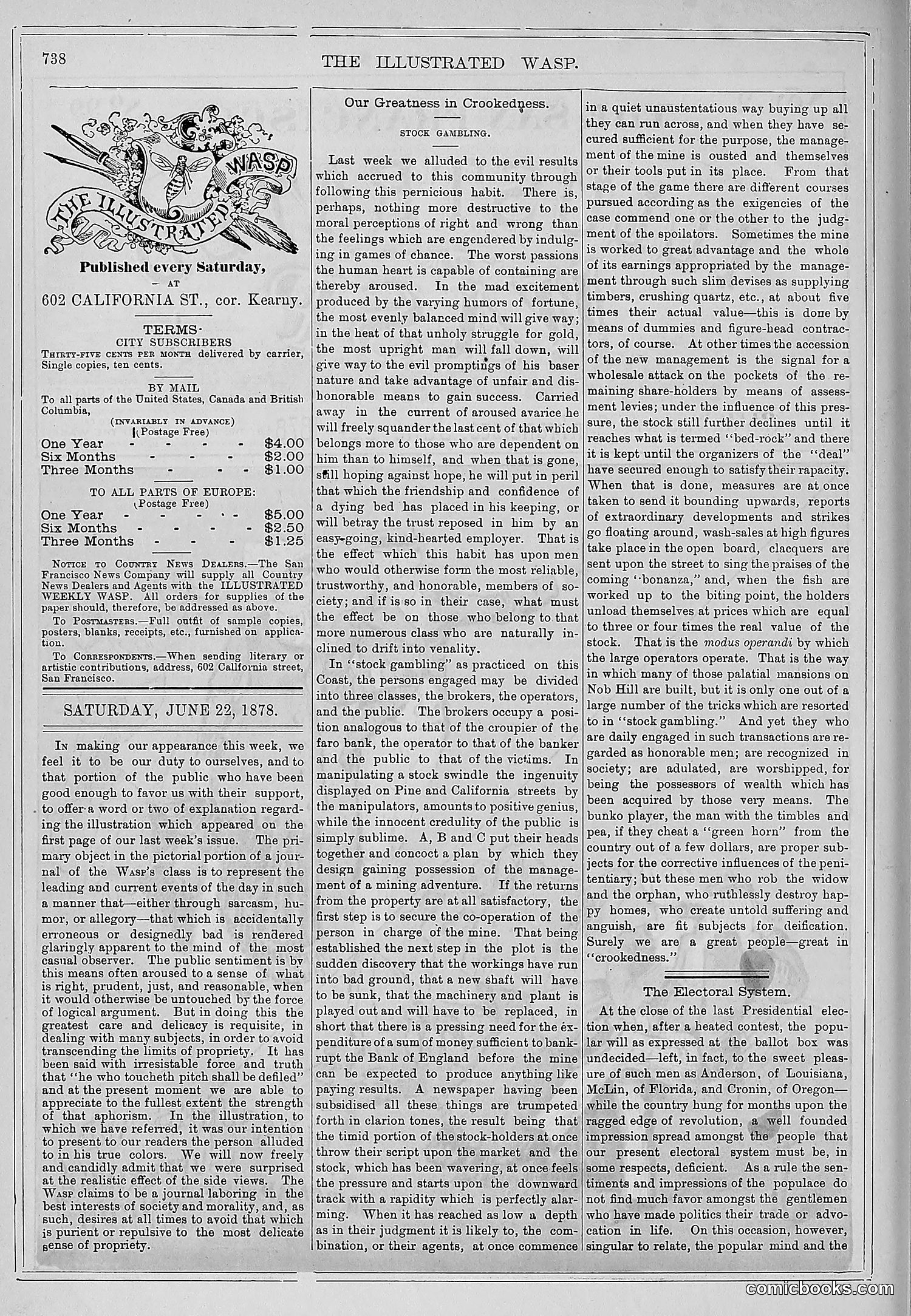 The Wasp — 1878 — page 395 of 500