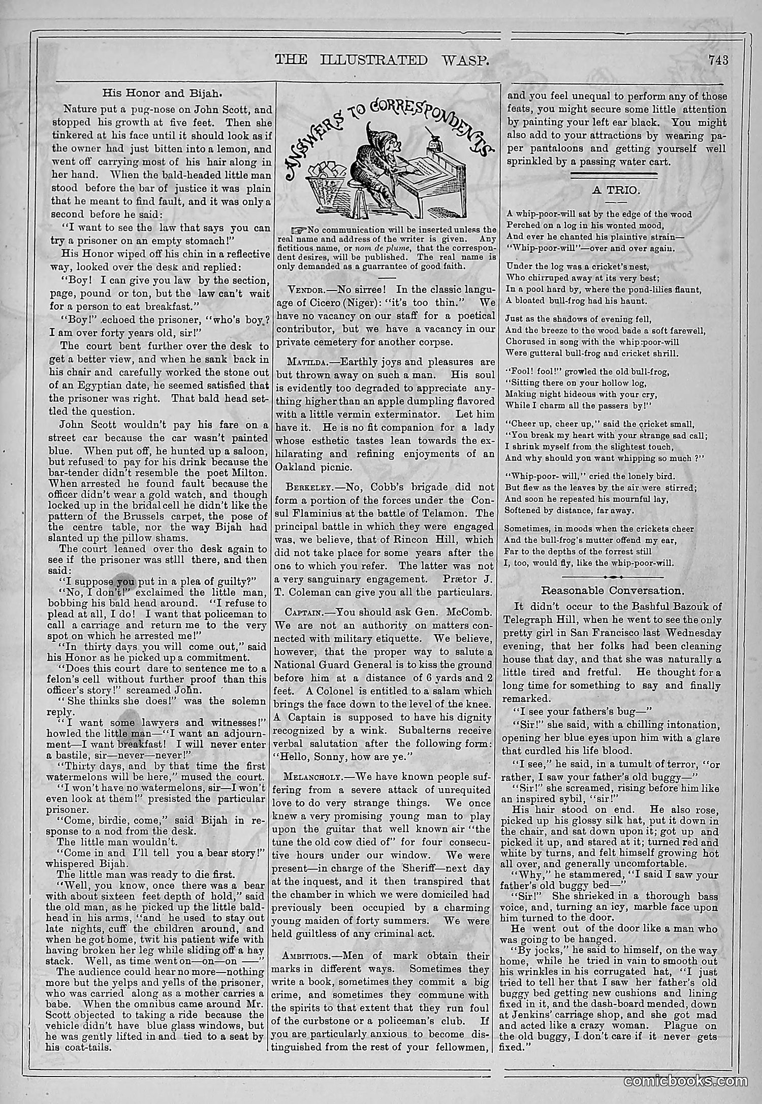 The Wasp — 1878 — page 400 of 500