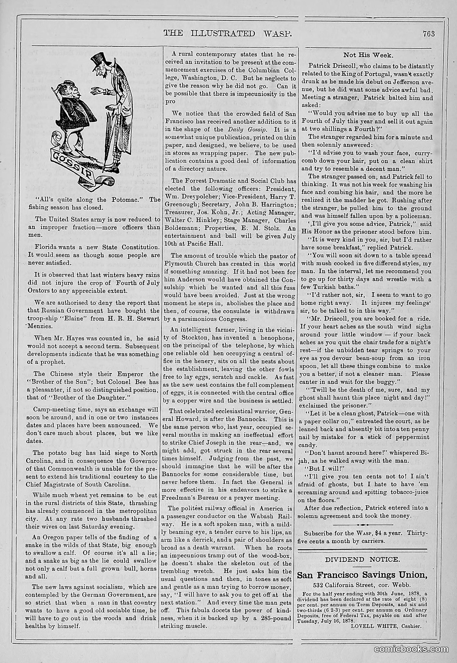 The Wasp — 1878 — page 420 of 500