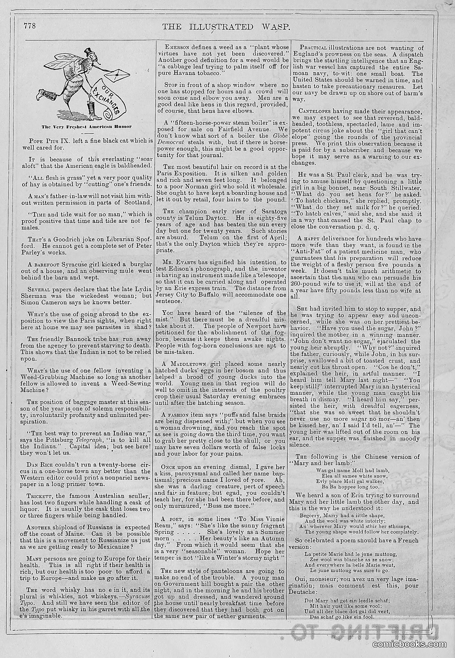 The Wasp — 1878 — page 435 of 500