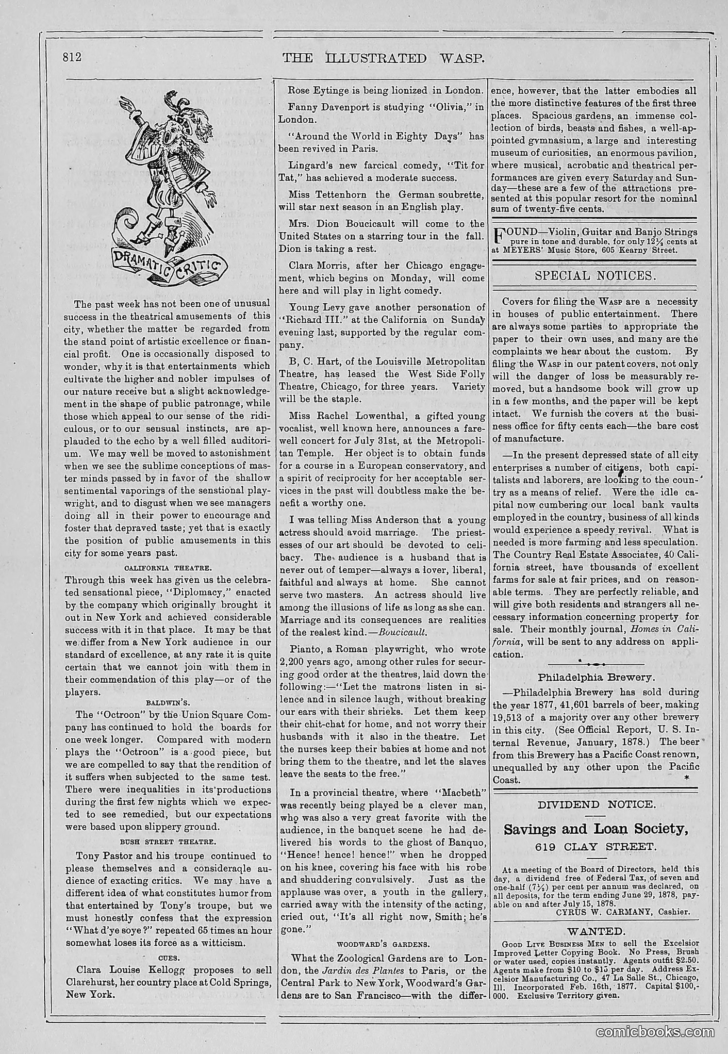 The Wasp — 1878 — page 469 of 500