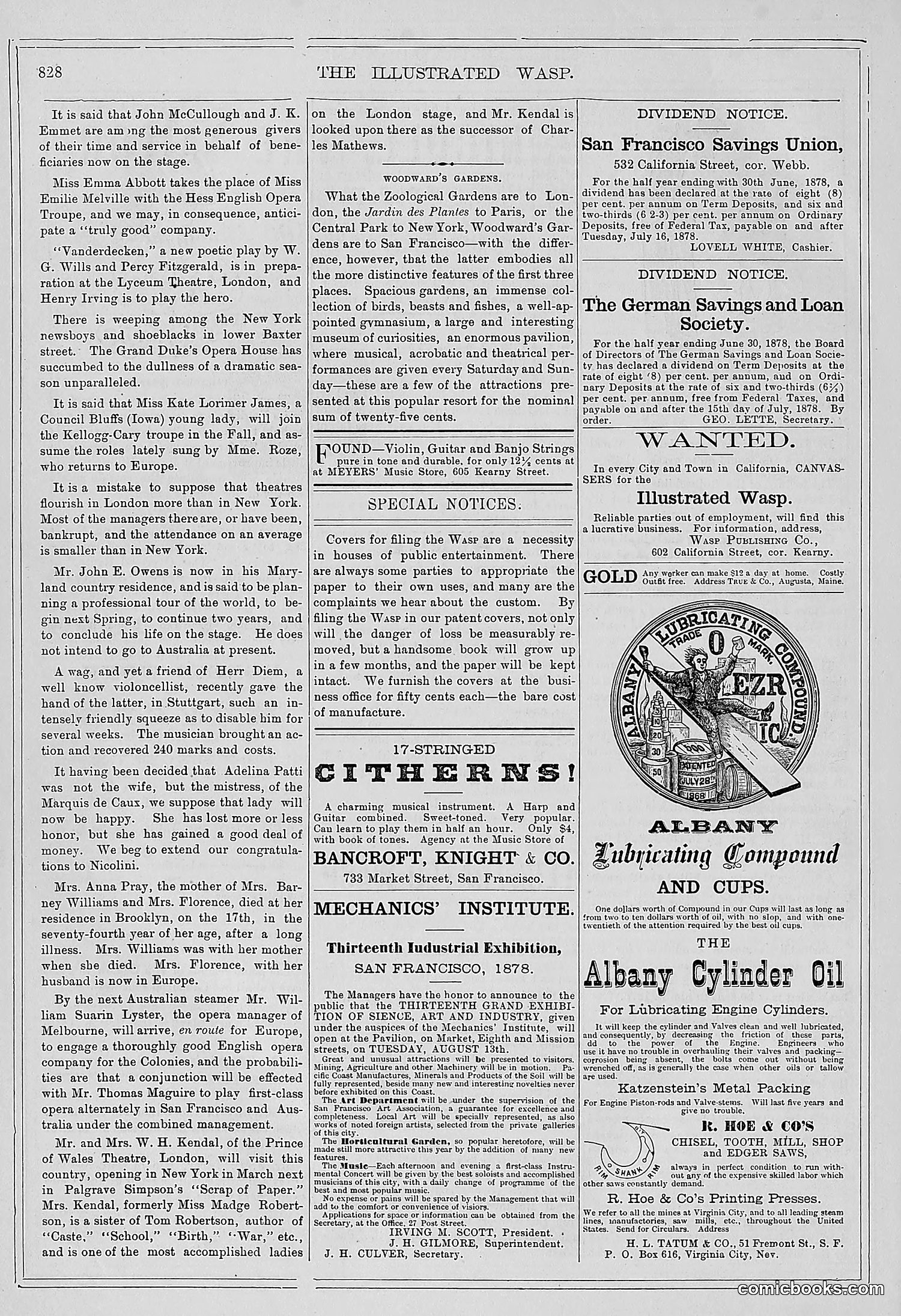The Wasp — 1878 — page 485 of 500