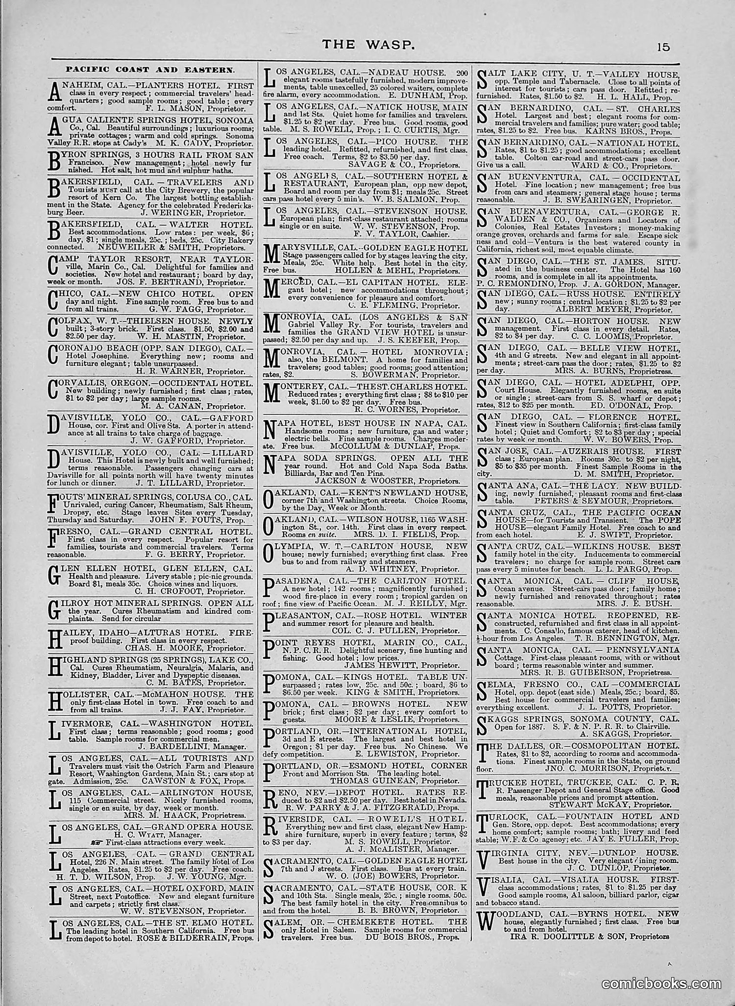The Wasp — 1888 — page 104 of 526