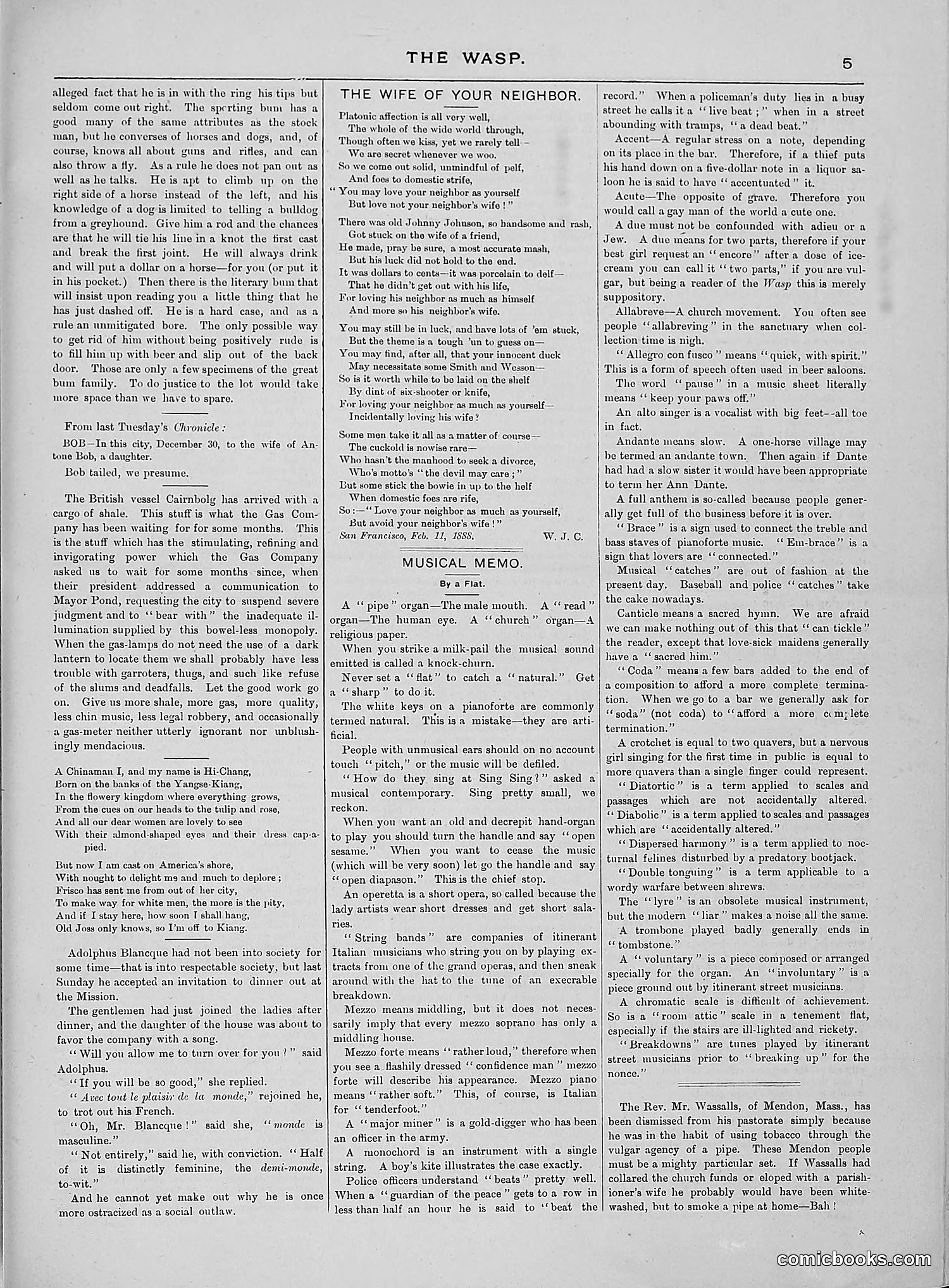 The Wasp — 1888 — page 114 of 526