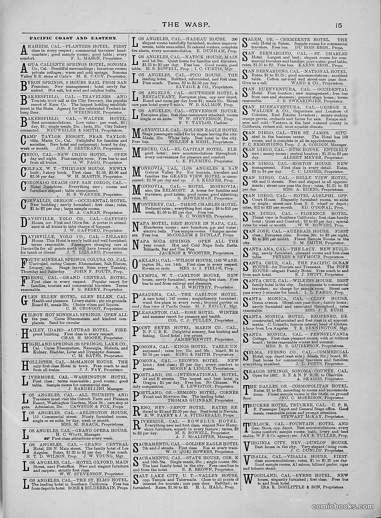The Wasp — 1888 — page 124 of 526