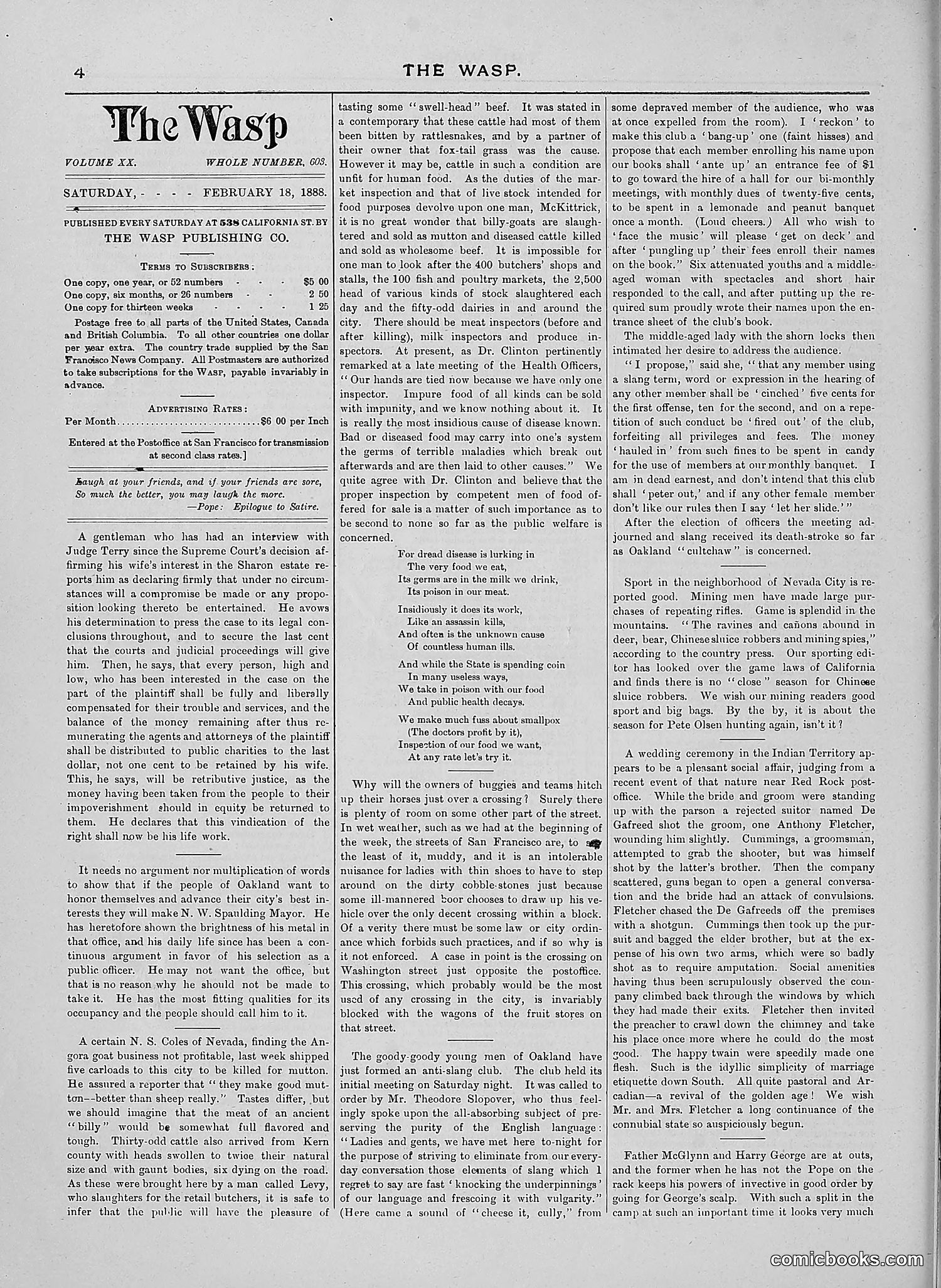 The Wasp — 1888 — page 133 of 526