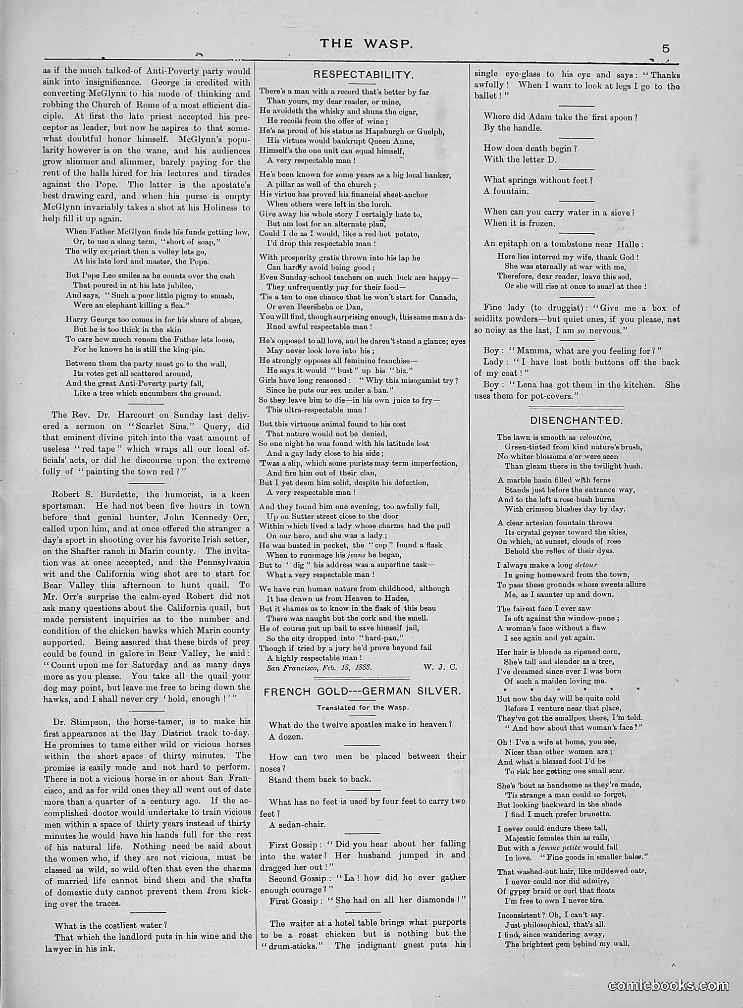 The Wasp — 1888 — page 134 of 526