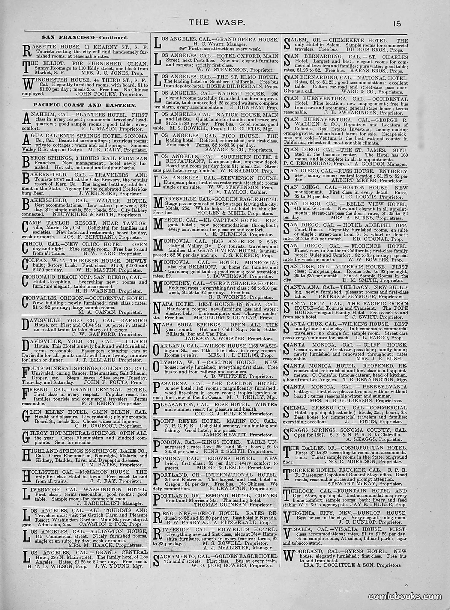 The Wasp — 1888 — page 144 of 526