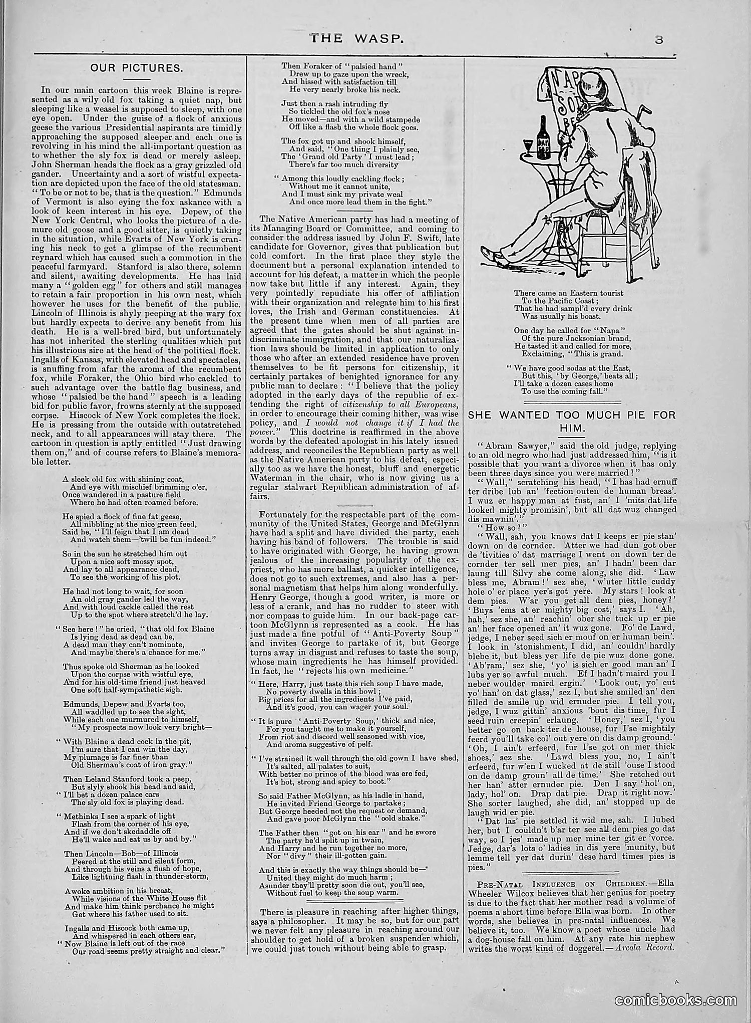 The Wasp — 1888 — page 152 of 526