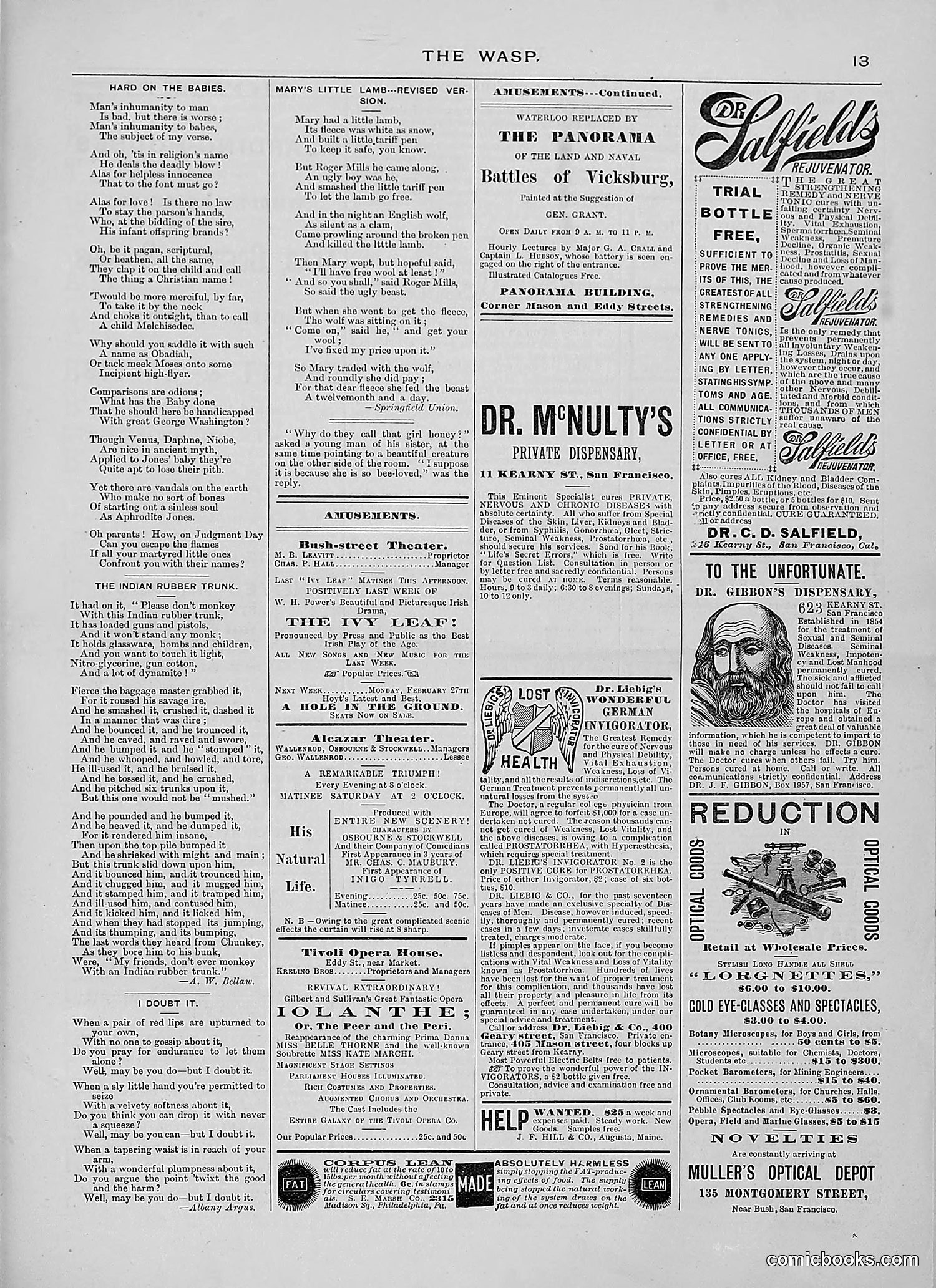 The Wasp — 1888 — page 162 of 526