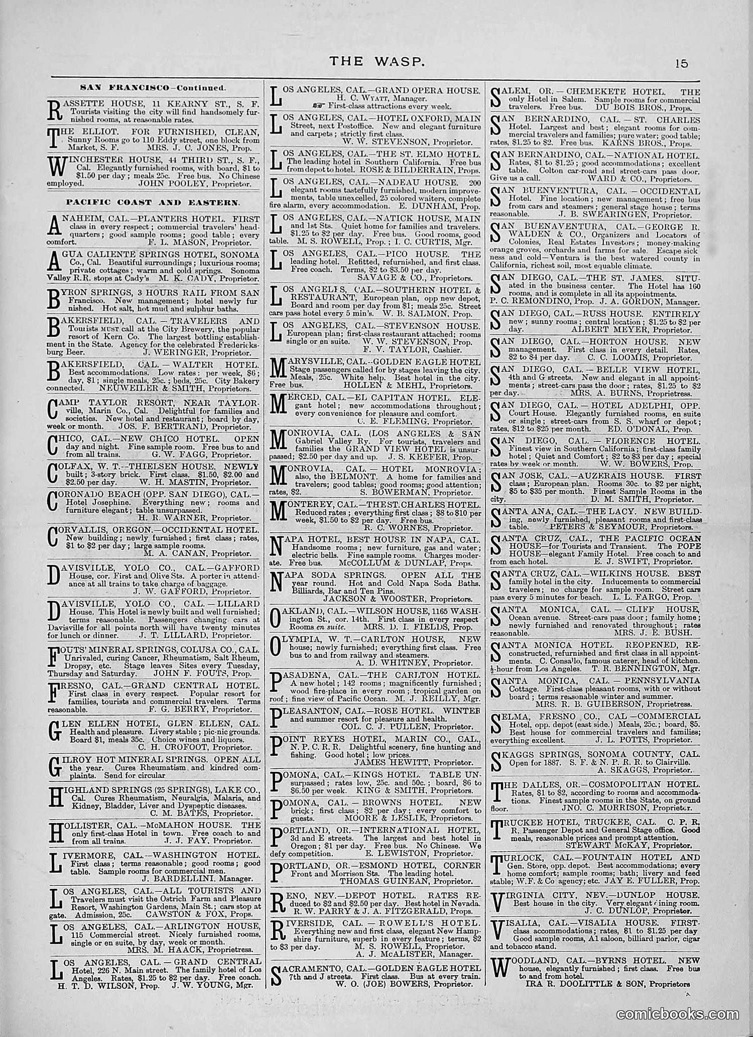 The Wasp — 1888 — page 164 of 526