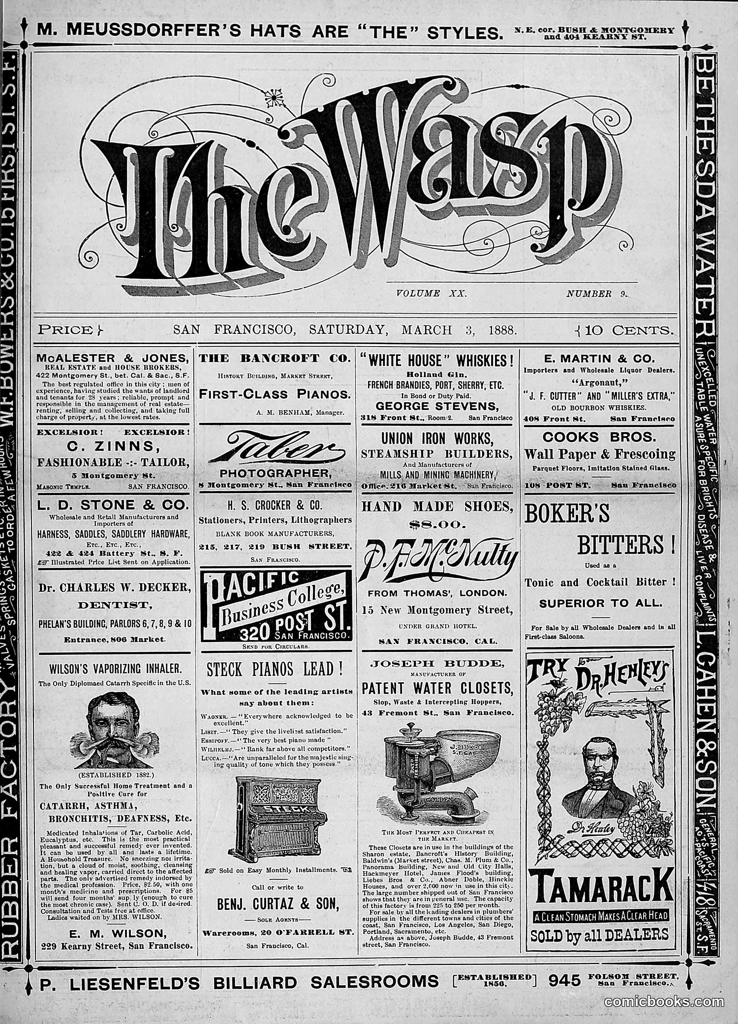 The Wasp — 1888 — page 168 of 526