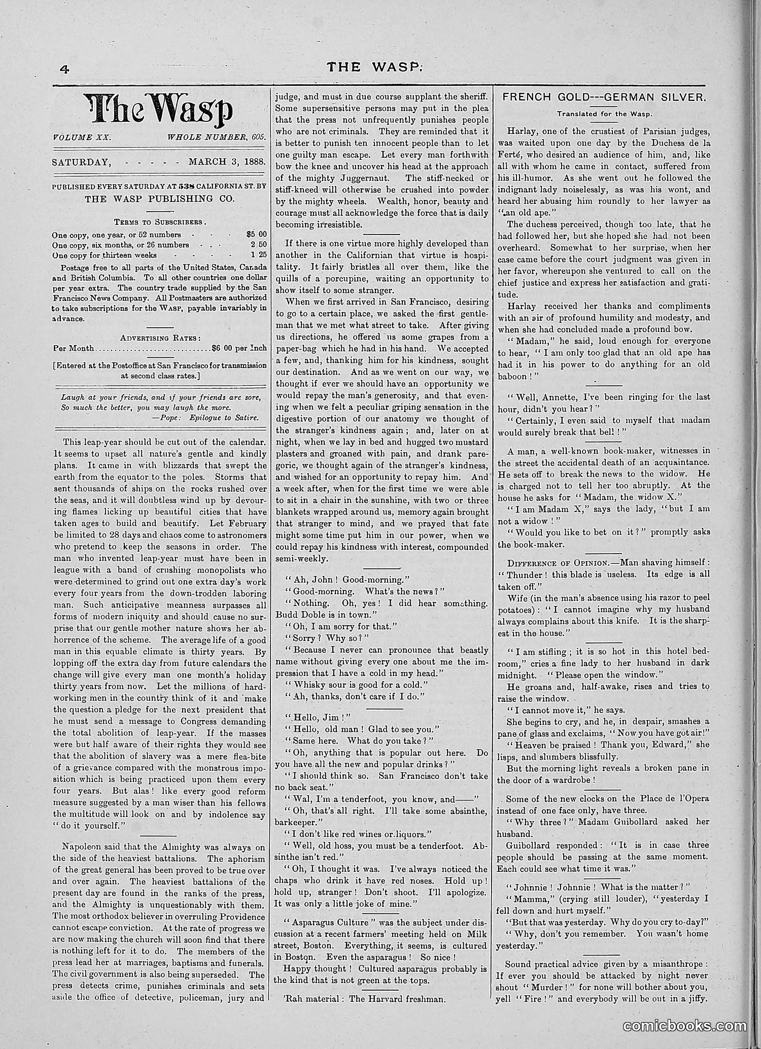 The Wasp — 1888 — page 173 of 526