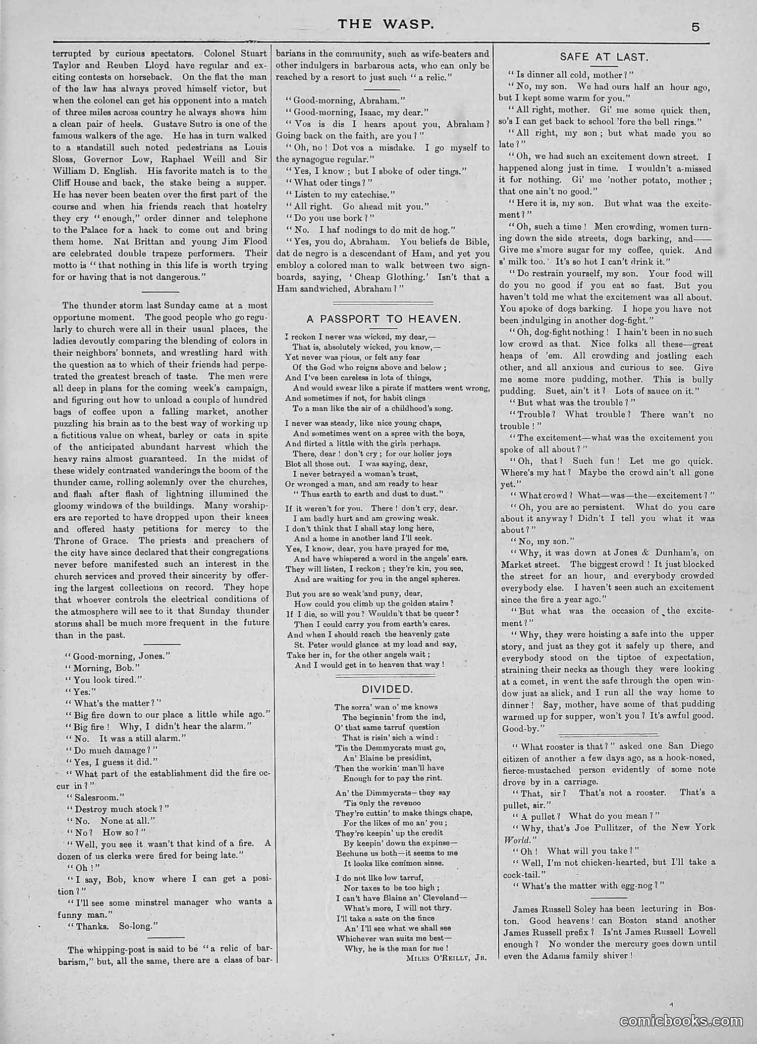 The Wasp — 1888 — page 196 of 526