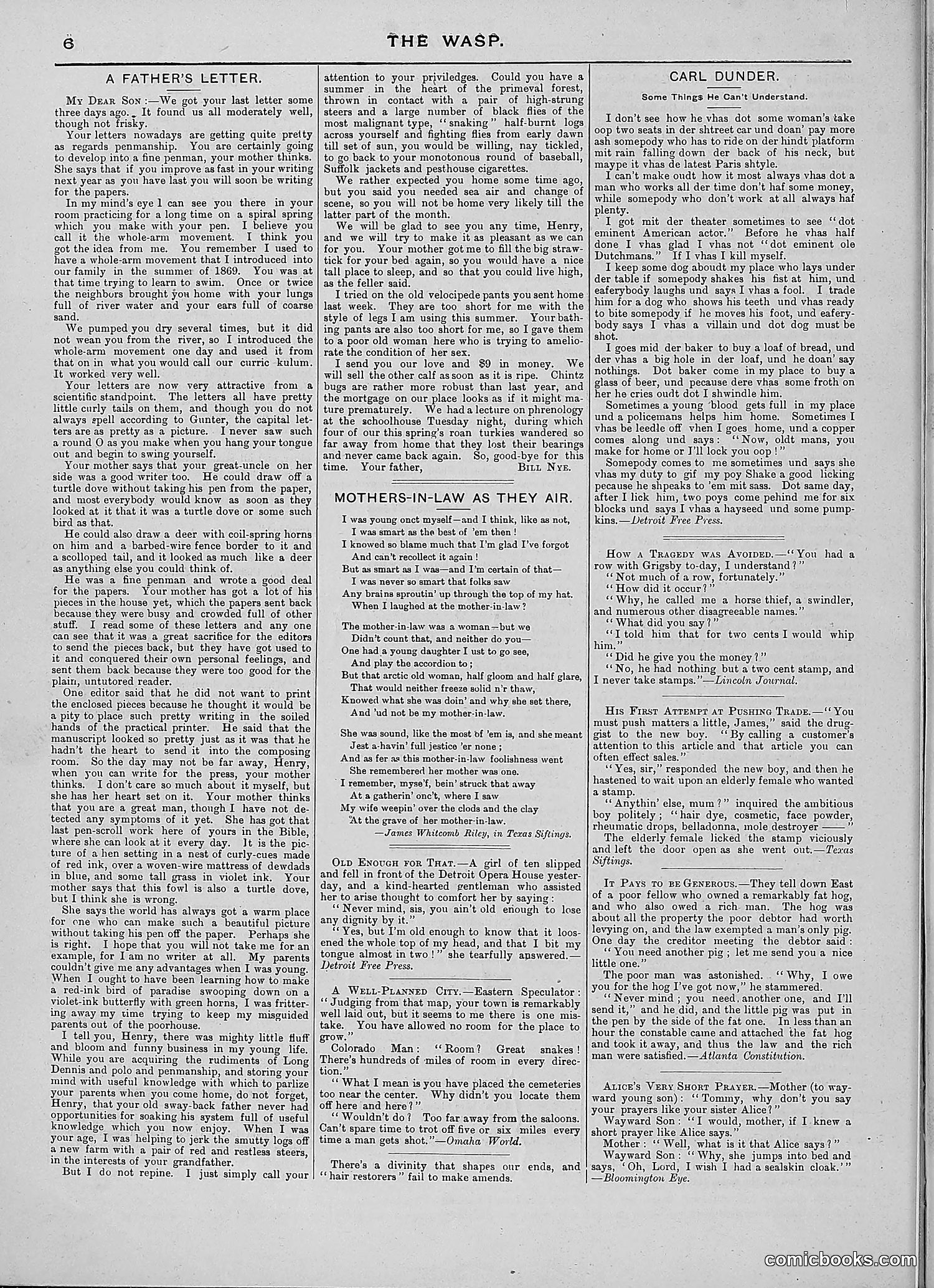 The Wasp — 1888 — page 197 of 526