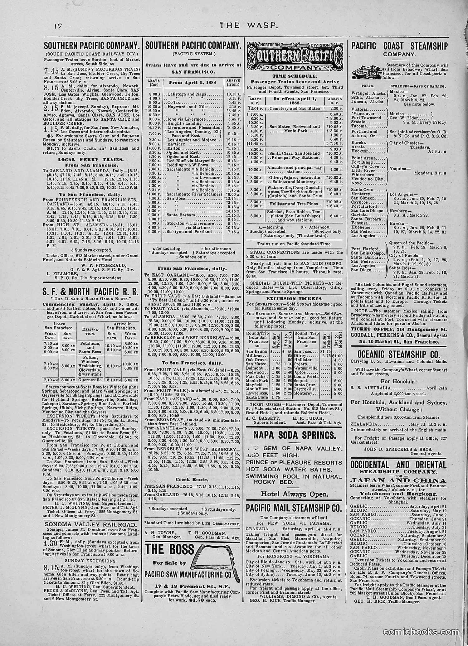 The Wasp — 1888 — page 303 of 526