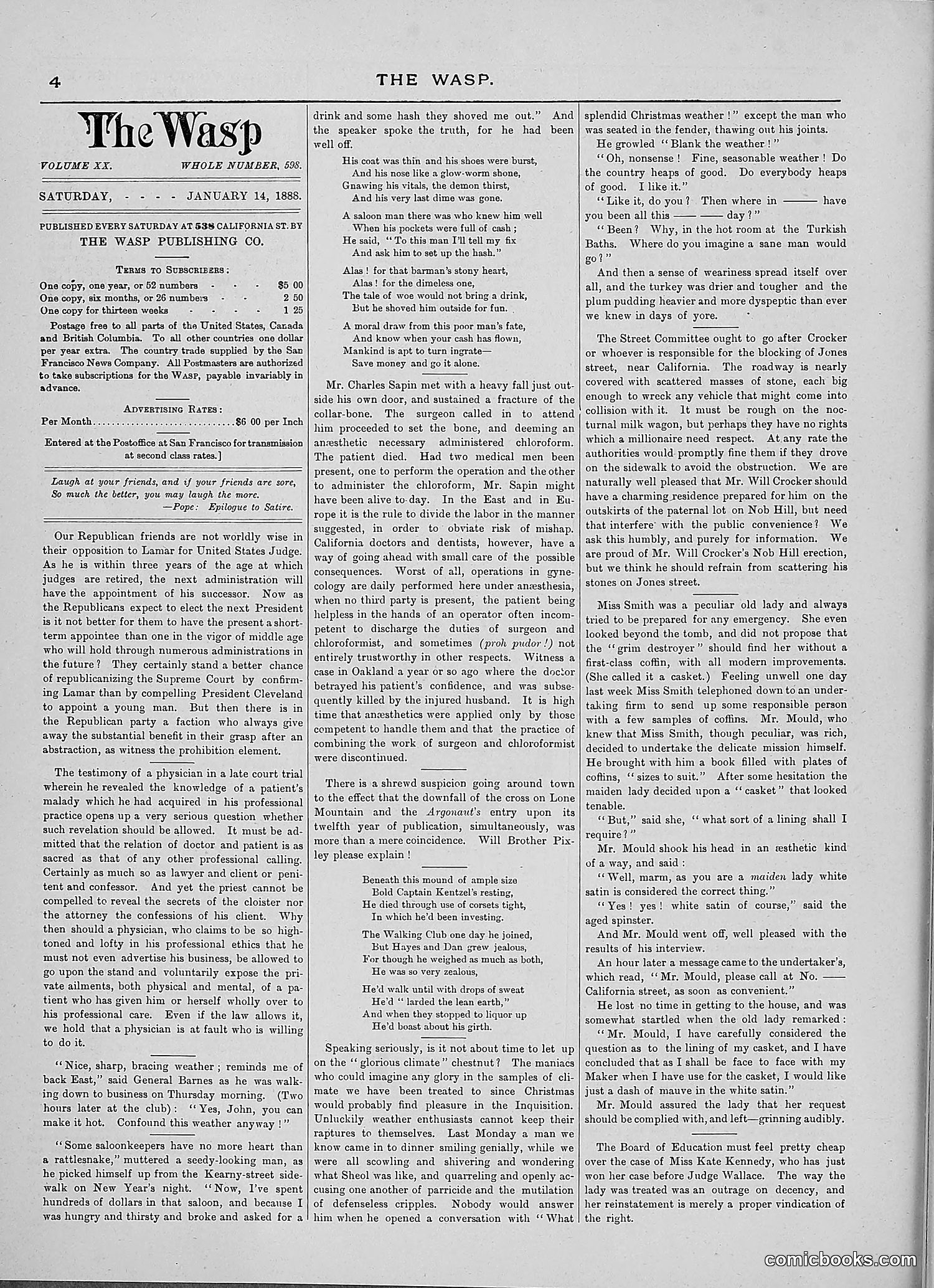 The Wasp — 1888 — page 33 of 526