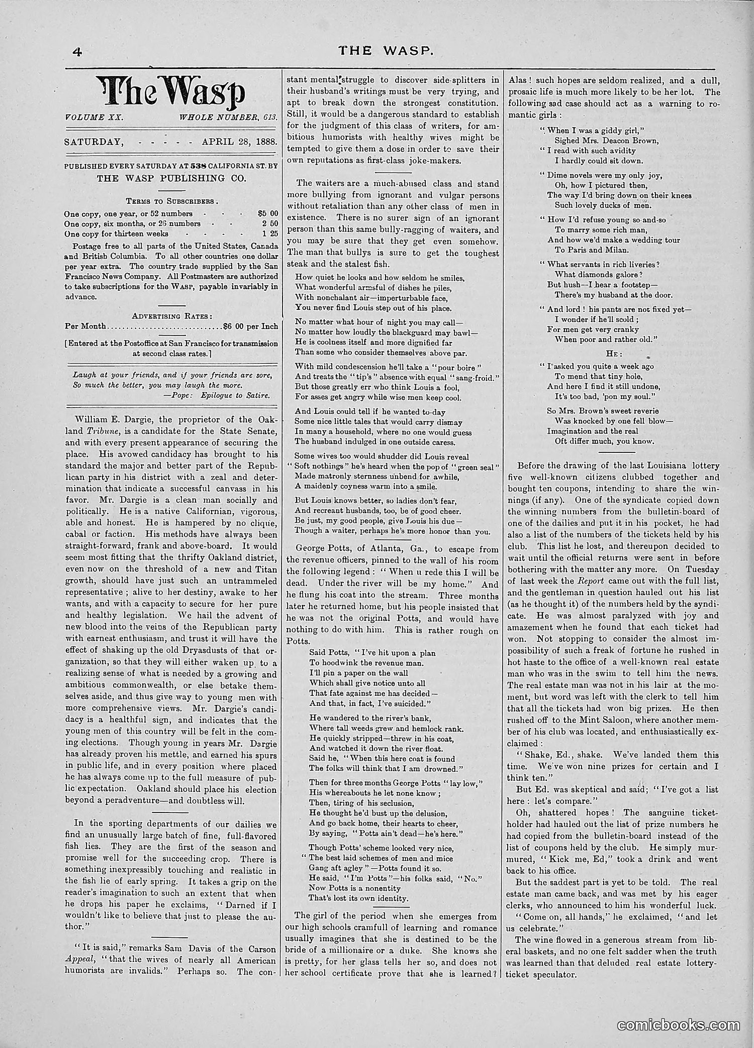 The Wasp — 1888 — page 335 of 526