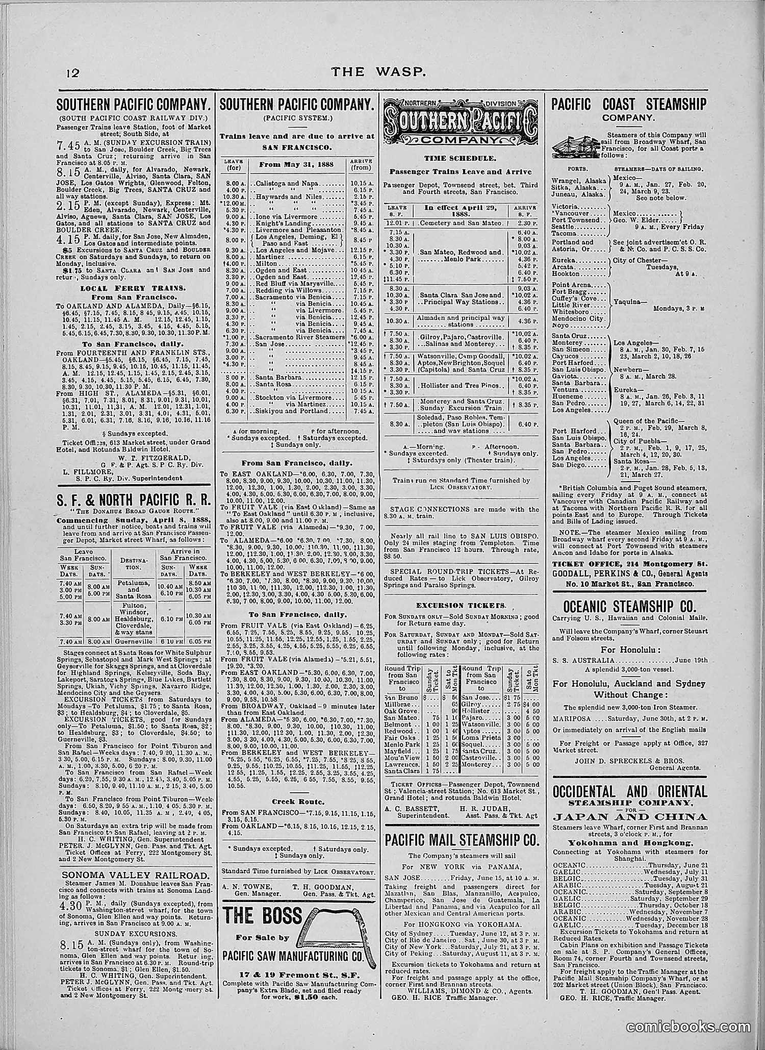 The Wasp — 1888 — page 461 of 526