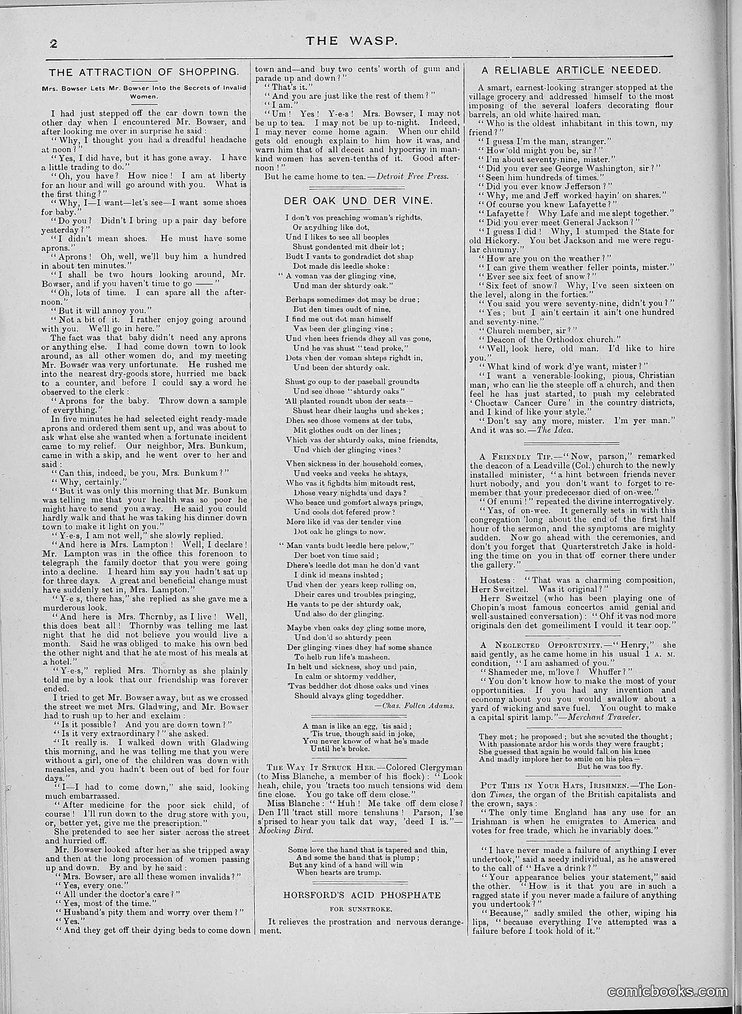 The Wasp — 1888 — page 489 of 526