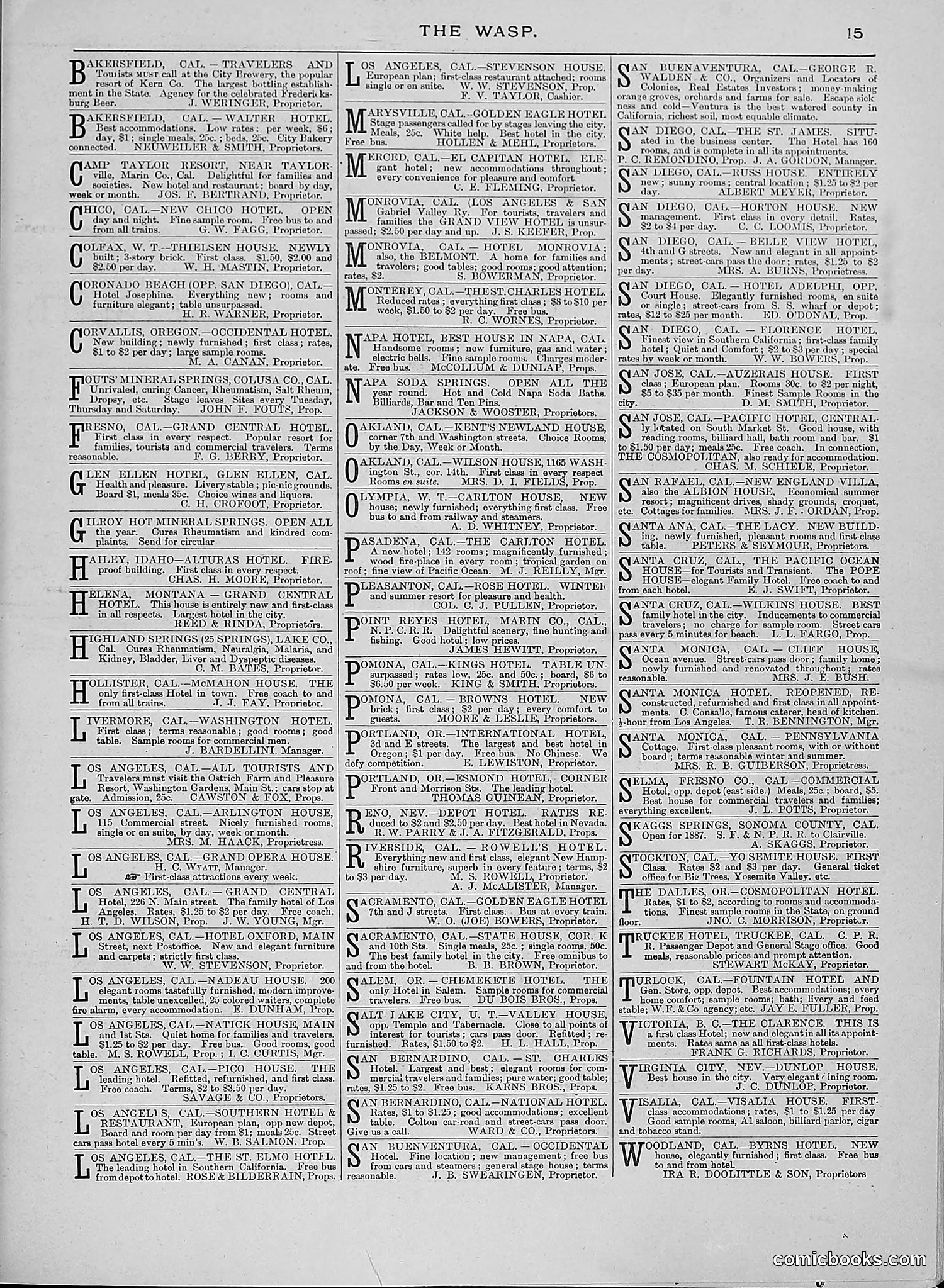 The Wasp — 1888 — page 64 of 526