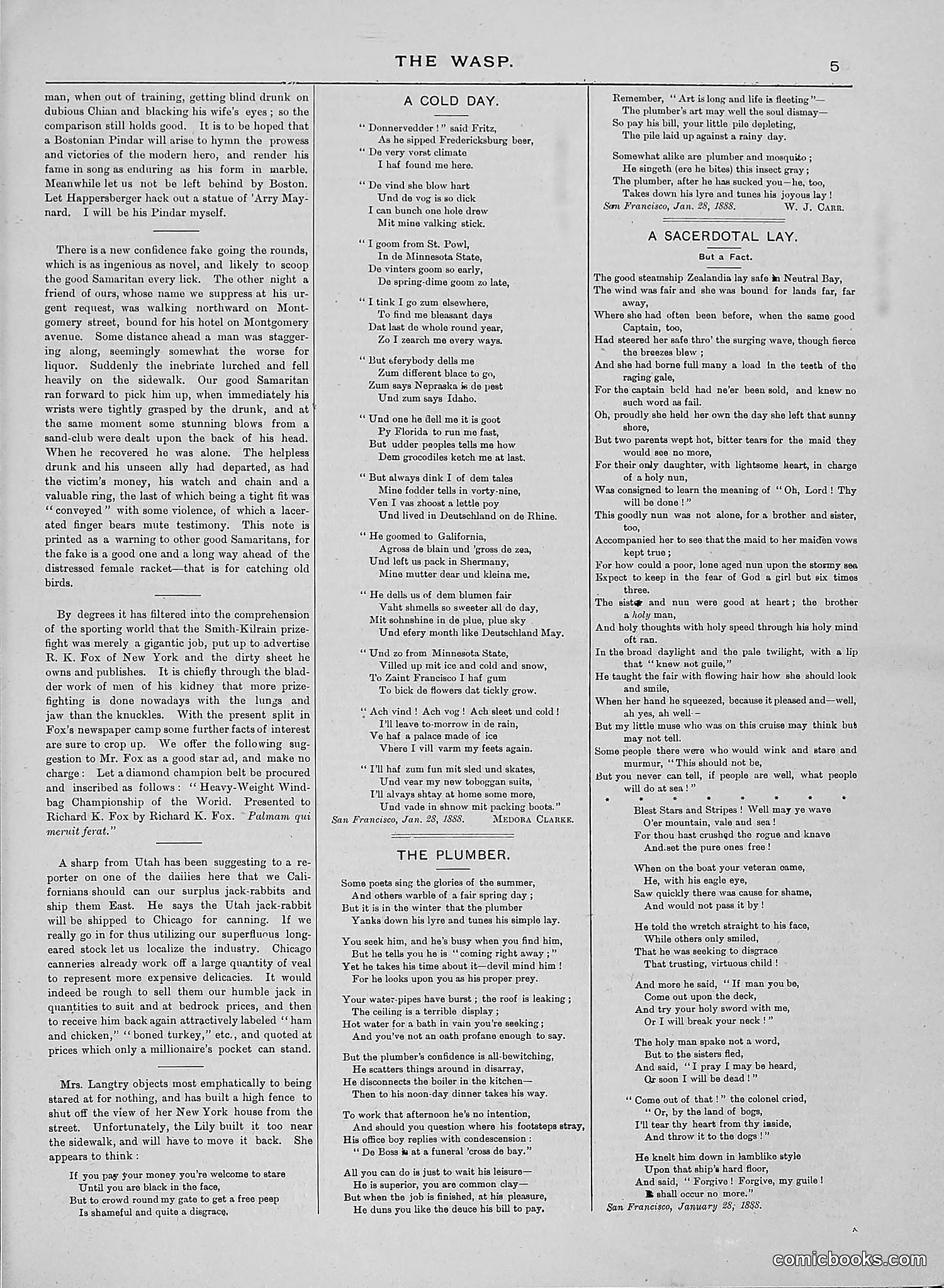 The Wasp — 1888 — page 74 of 526