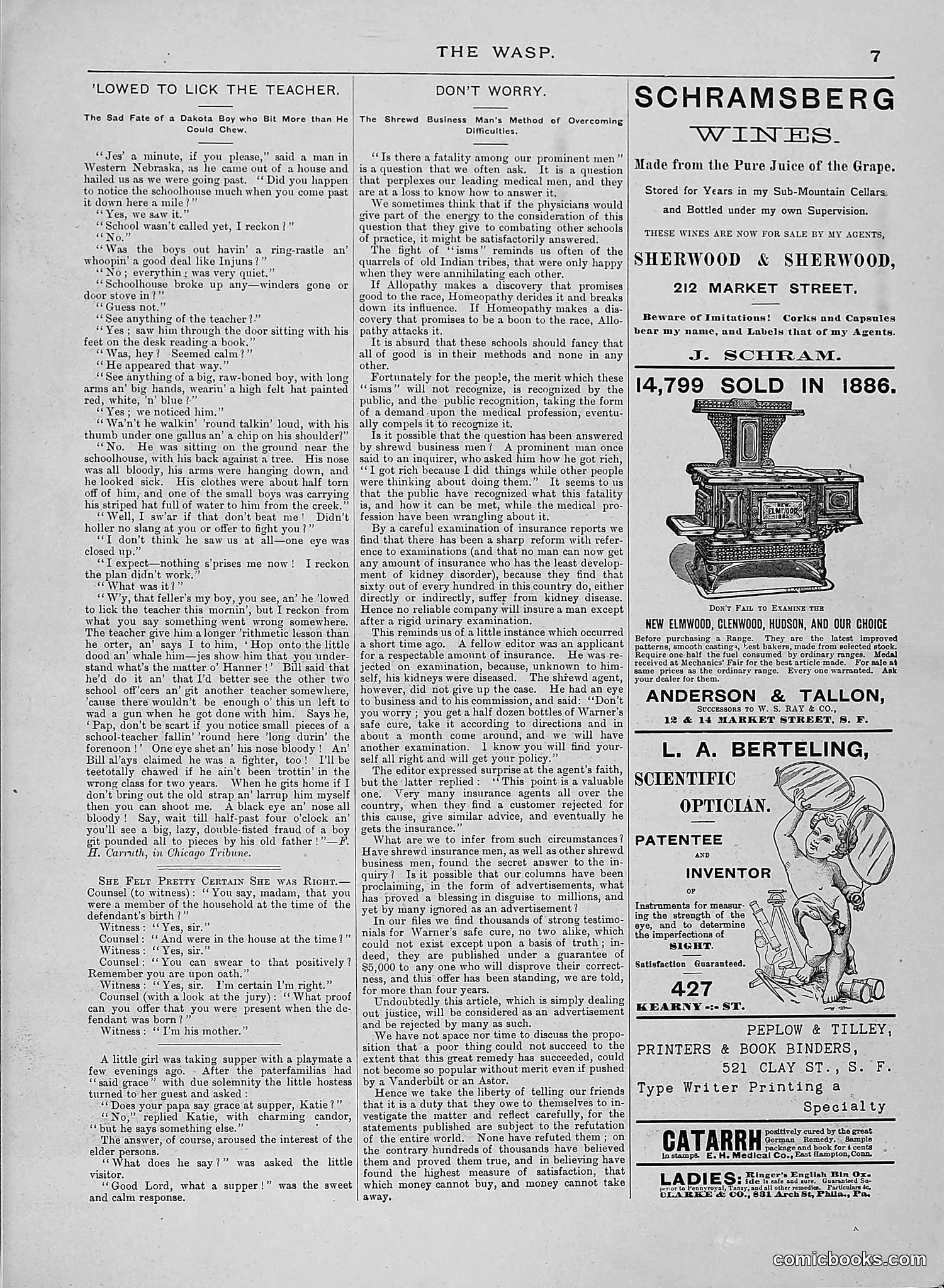 The Wasp — 1888 — page 76 of 526