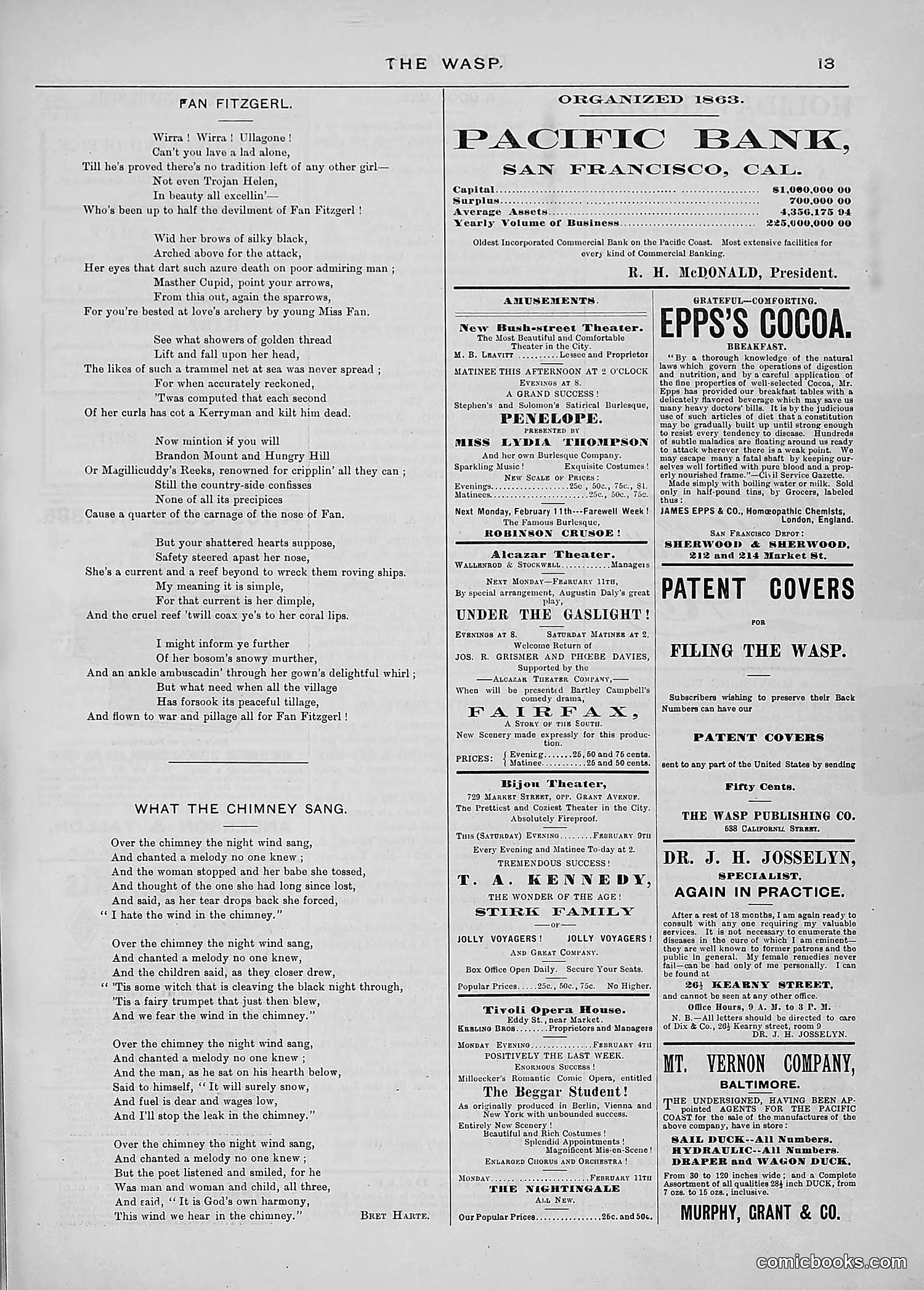 The Wasp — 1889 — page 104 of 440