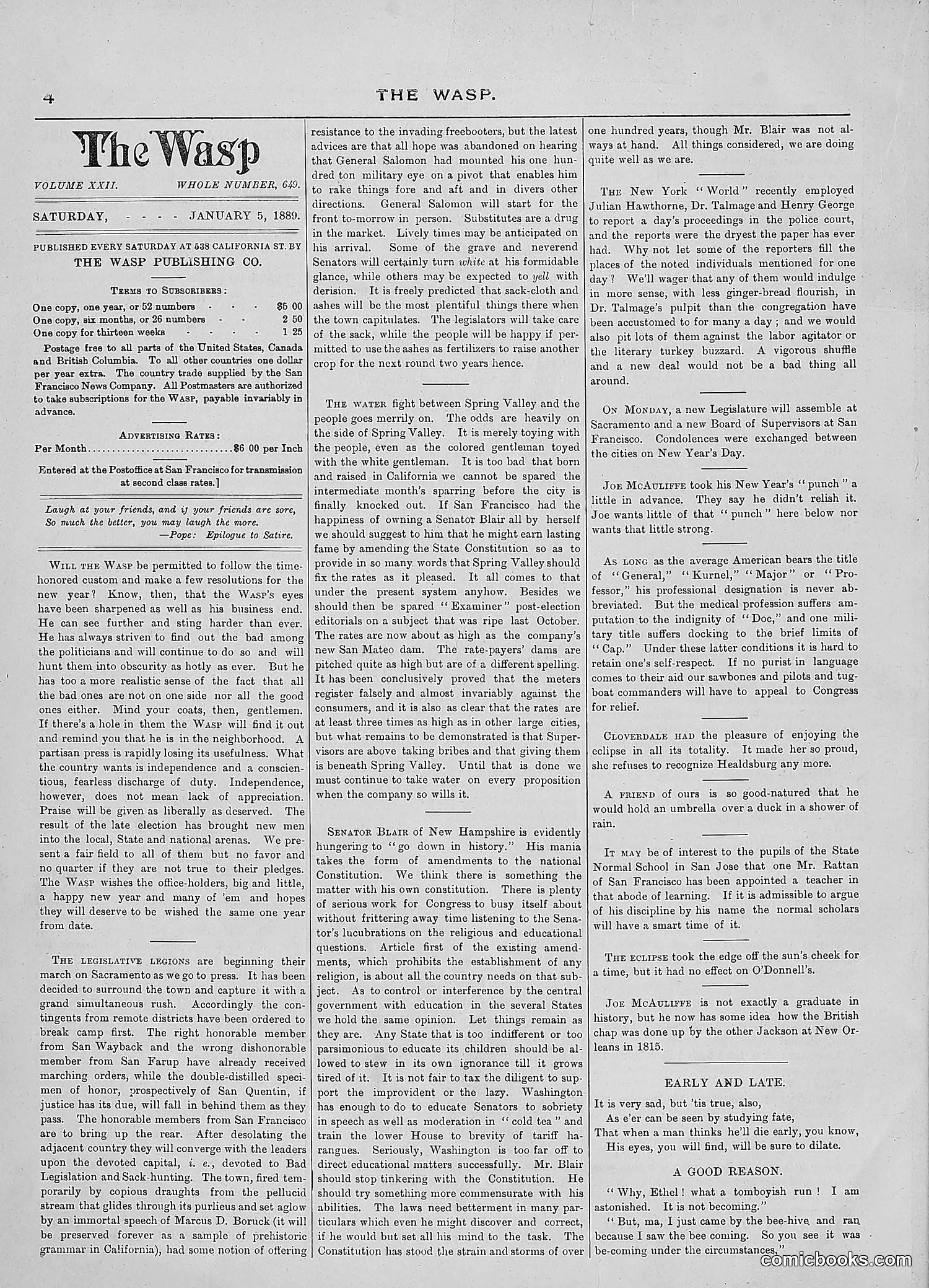 The Wasp — 1889 — page 13 of 440