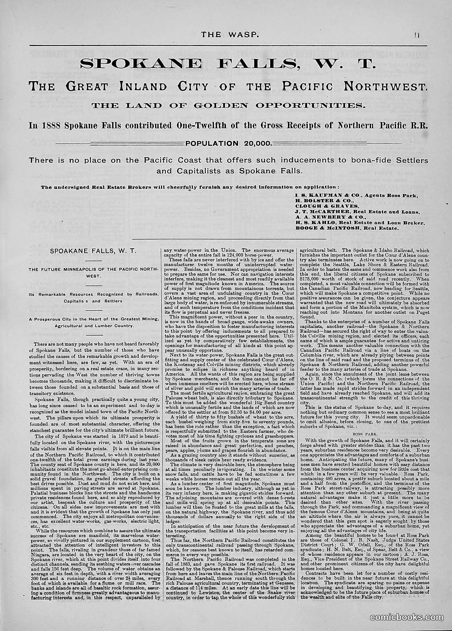 The Wasp — 1889 — page 138 of 440