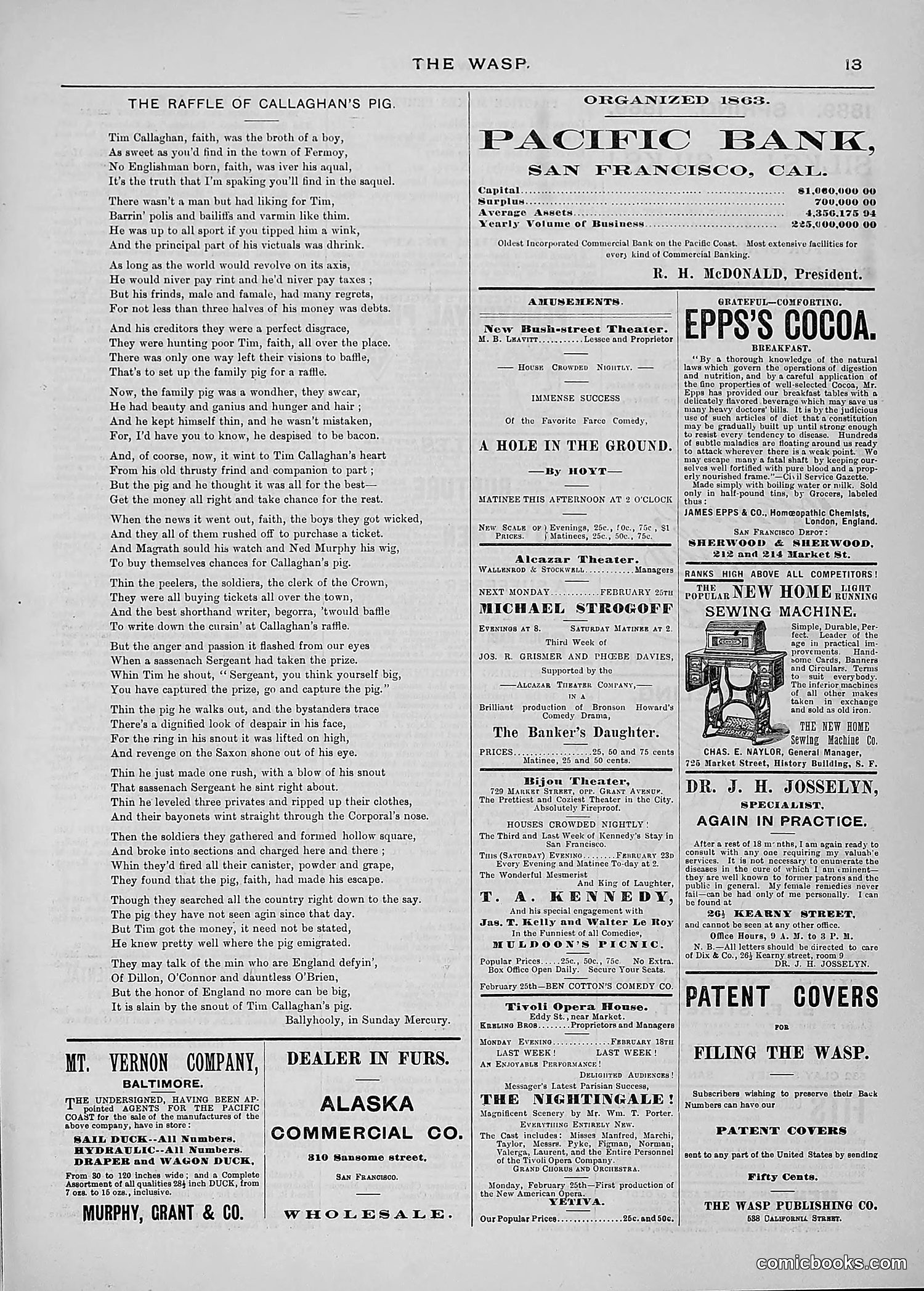 The Wasp — 1889 — page 140 of 440