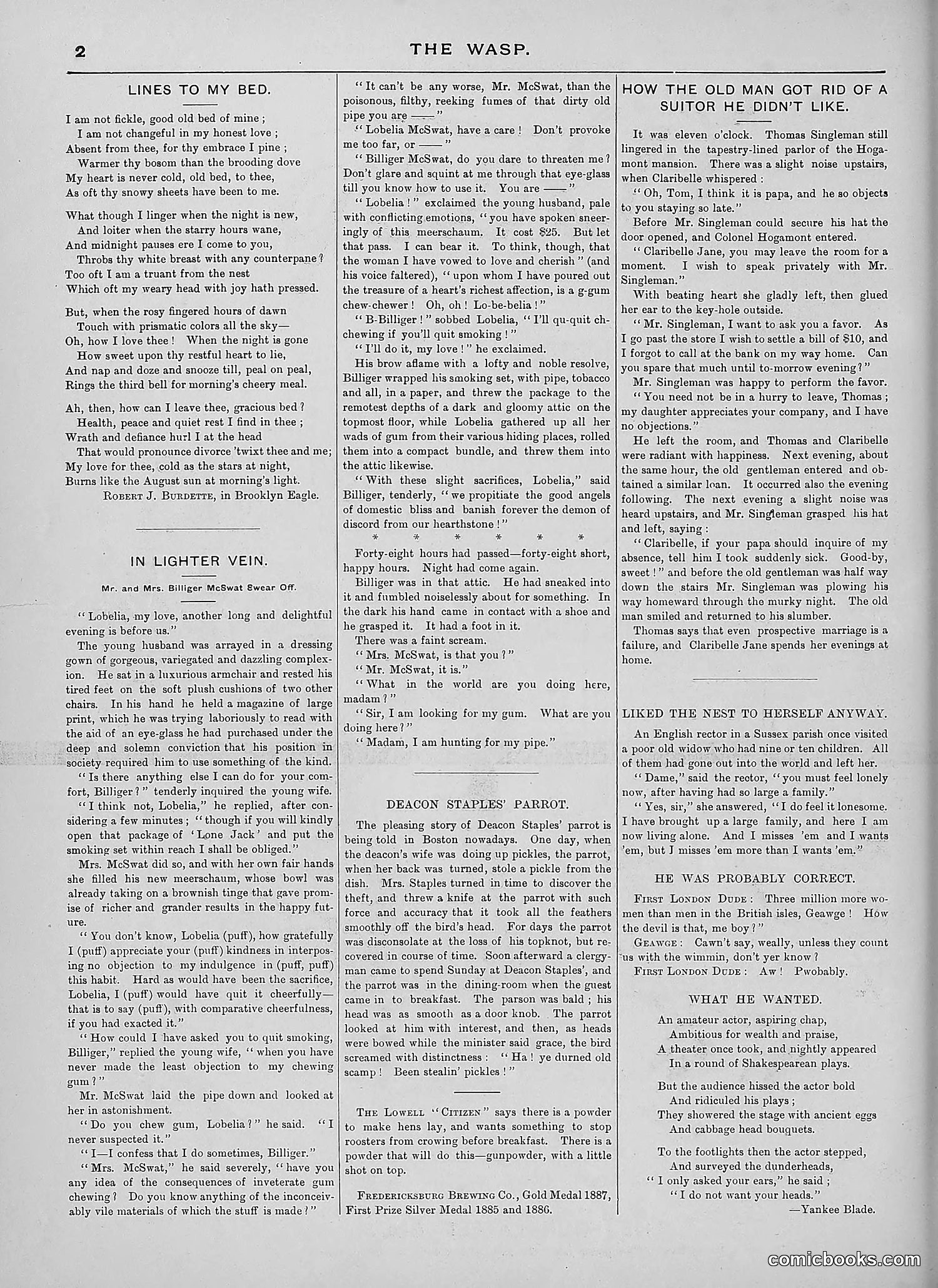 The Wasp — 1889 — page 145 of 440
