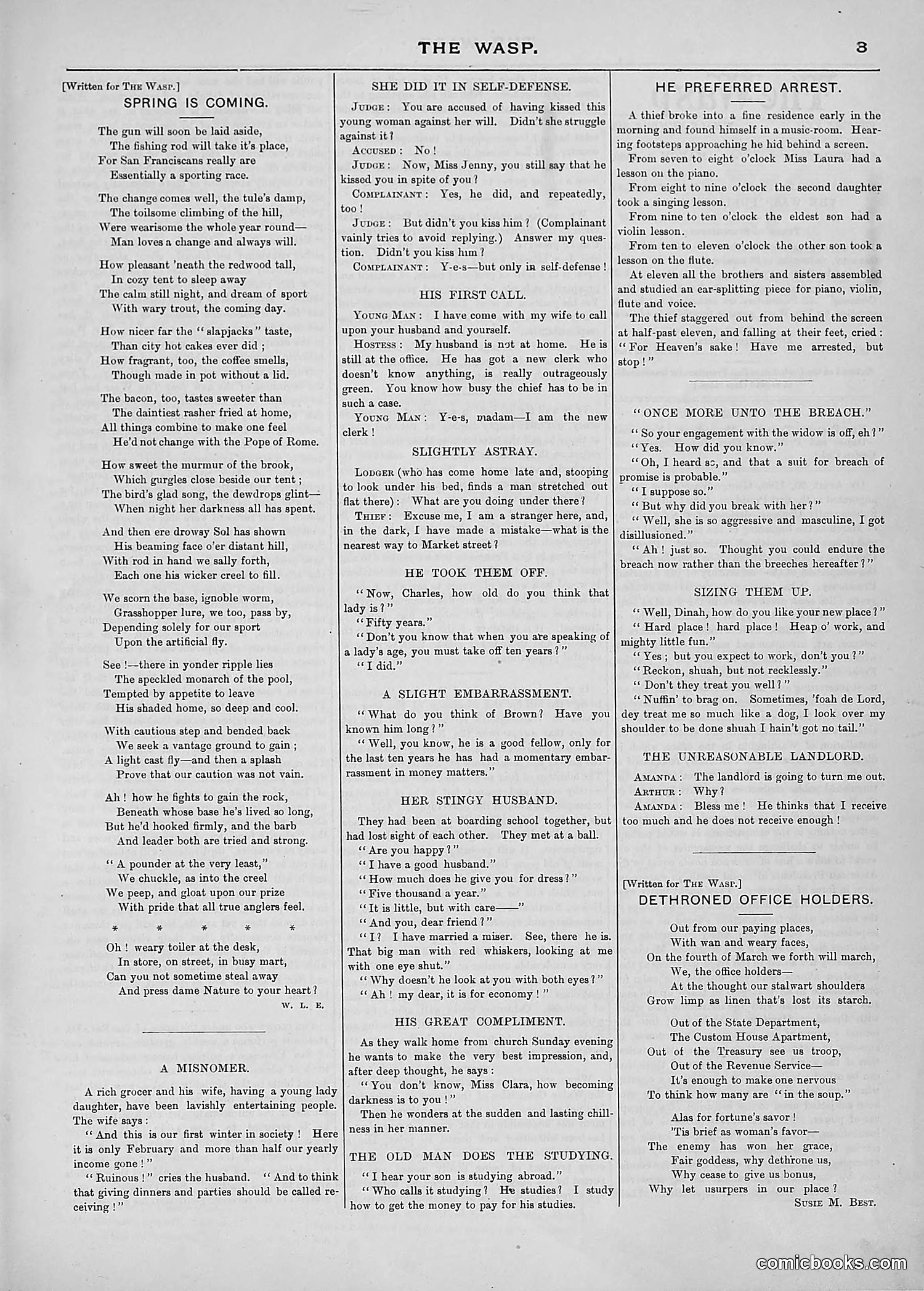 The Wasp — 1889 — page 146 of 440