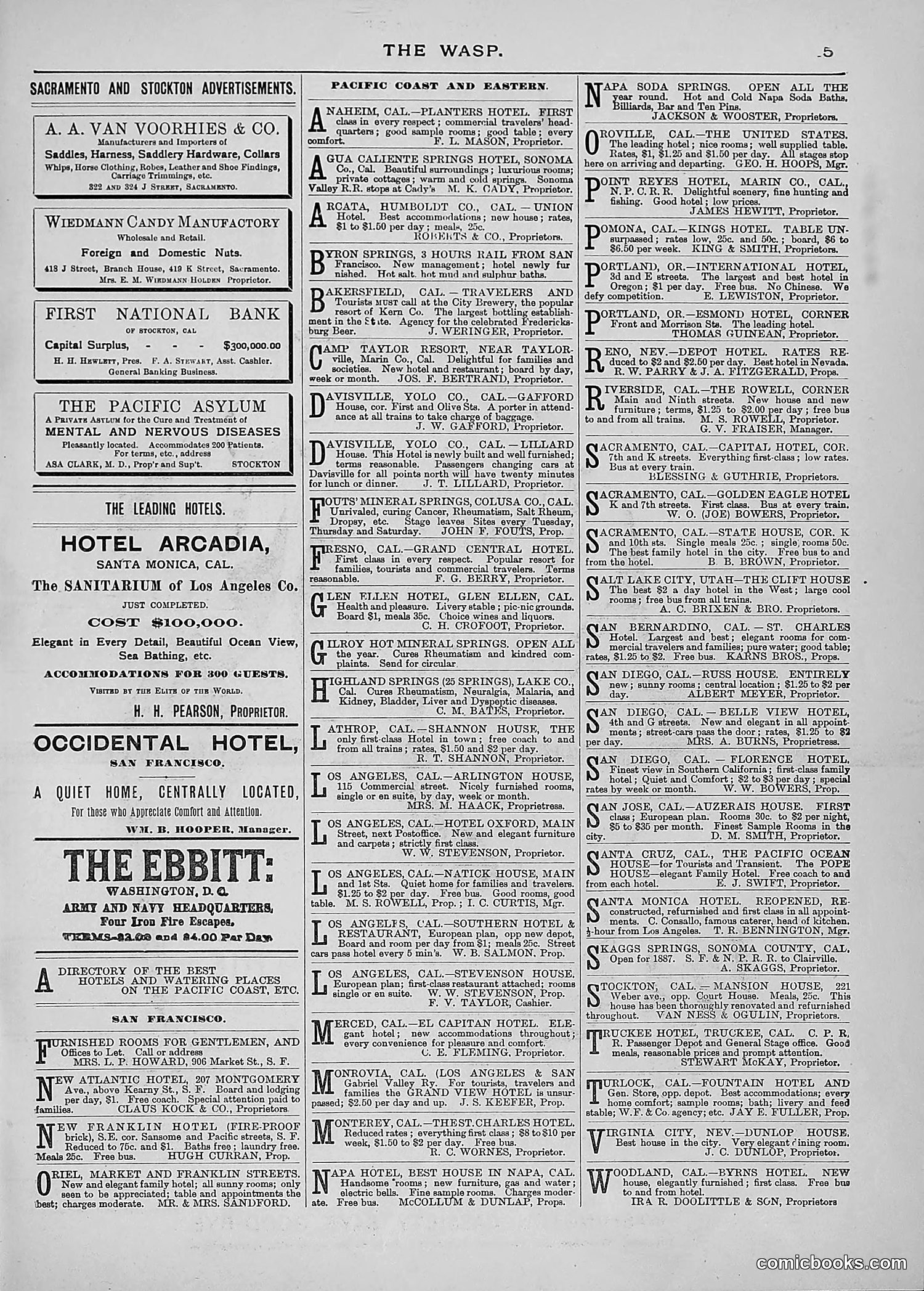 The Wasp — 1889 — page 160 of 440