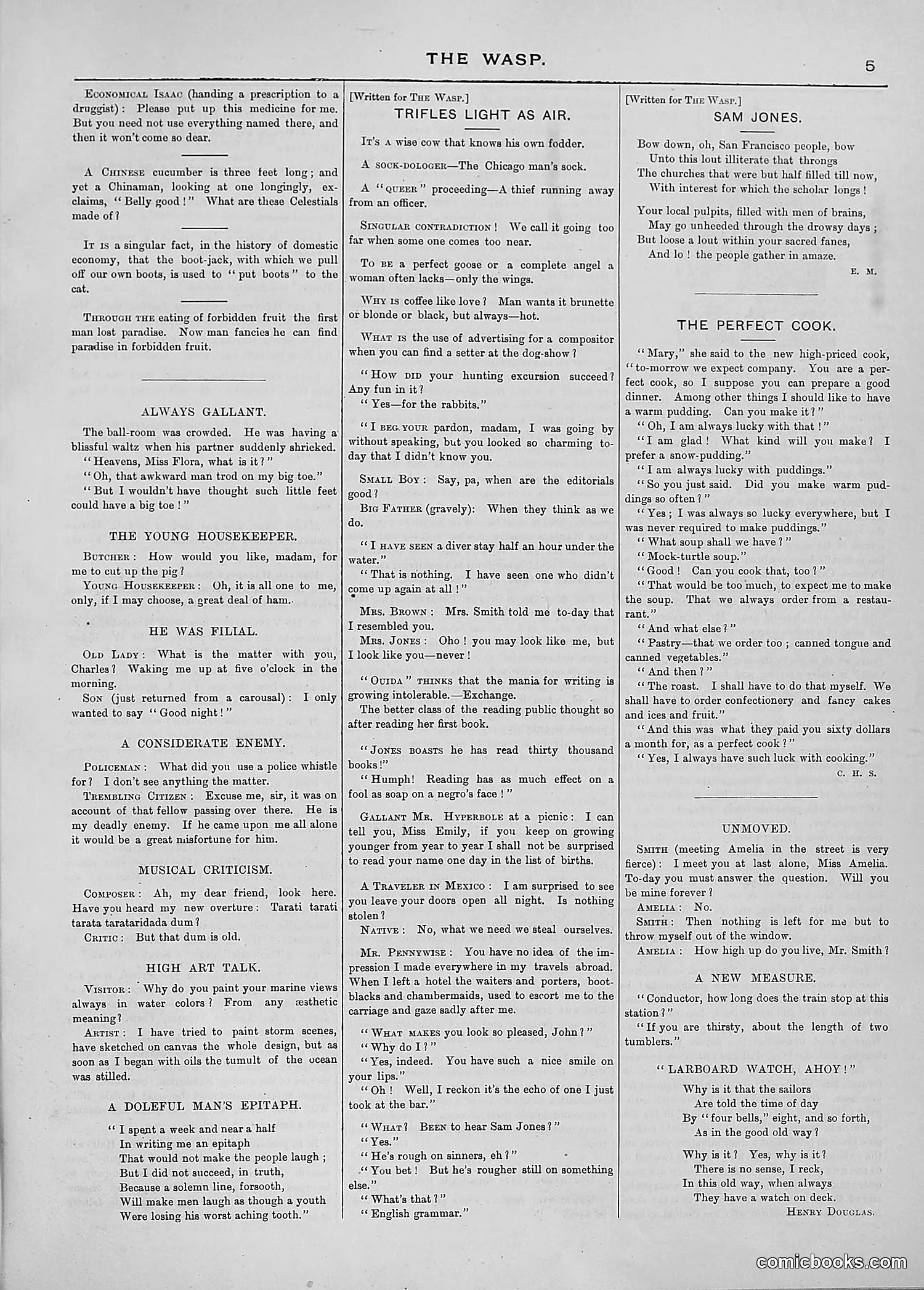 The Wasp — 1889 — page 168 of 440
