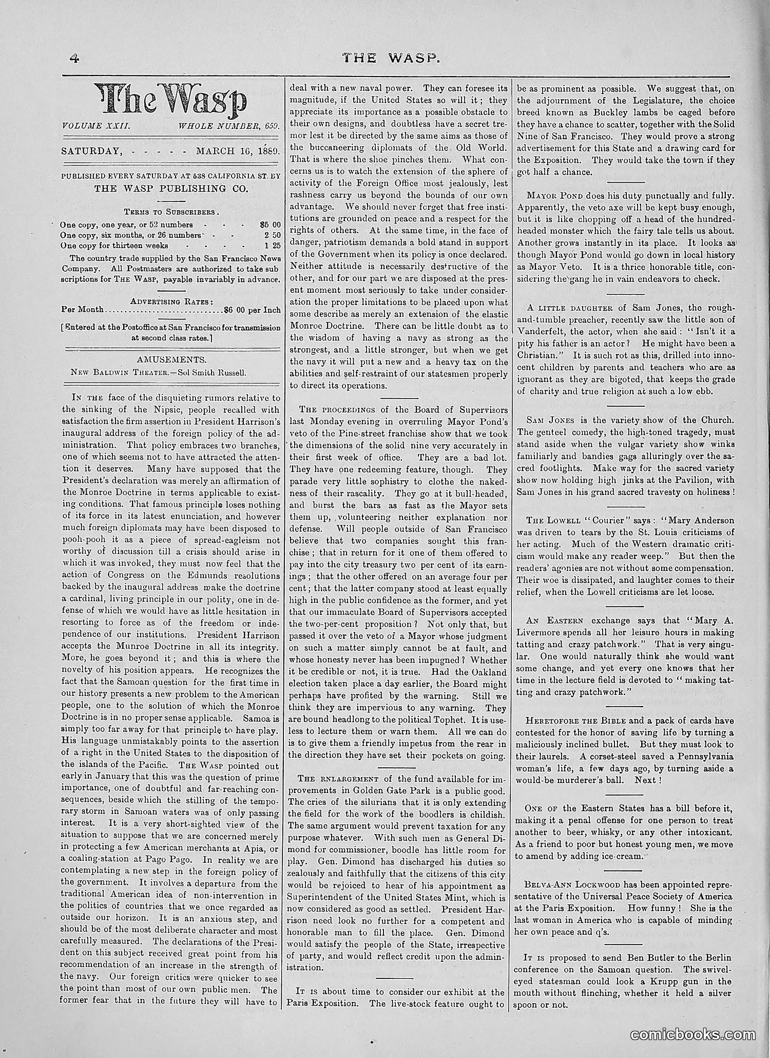 The Wasp — 1889 — page 183 of 440