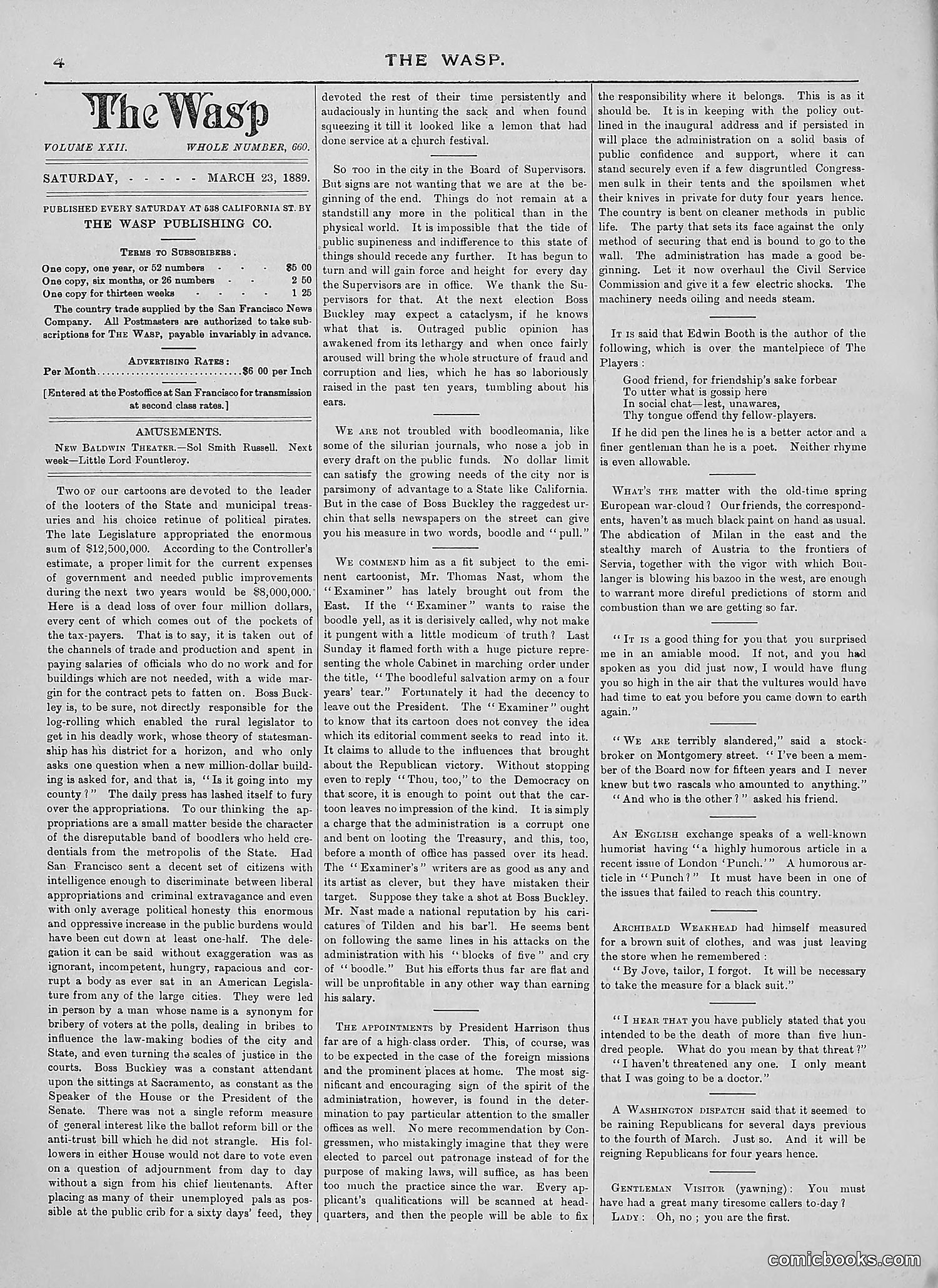 The Wasp — 1889 — page 203 of 440
