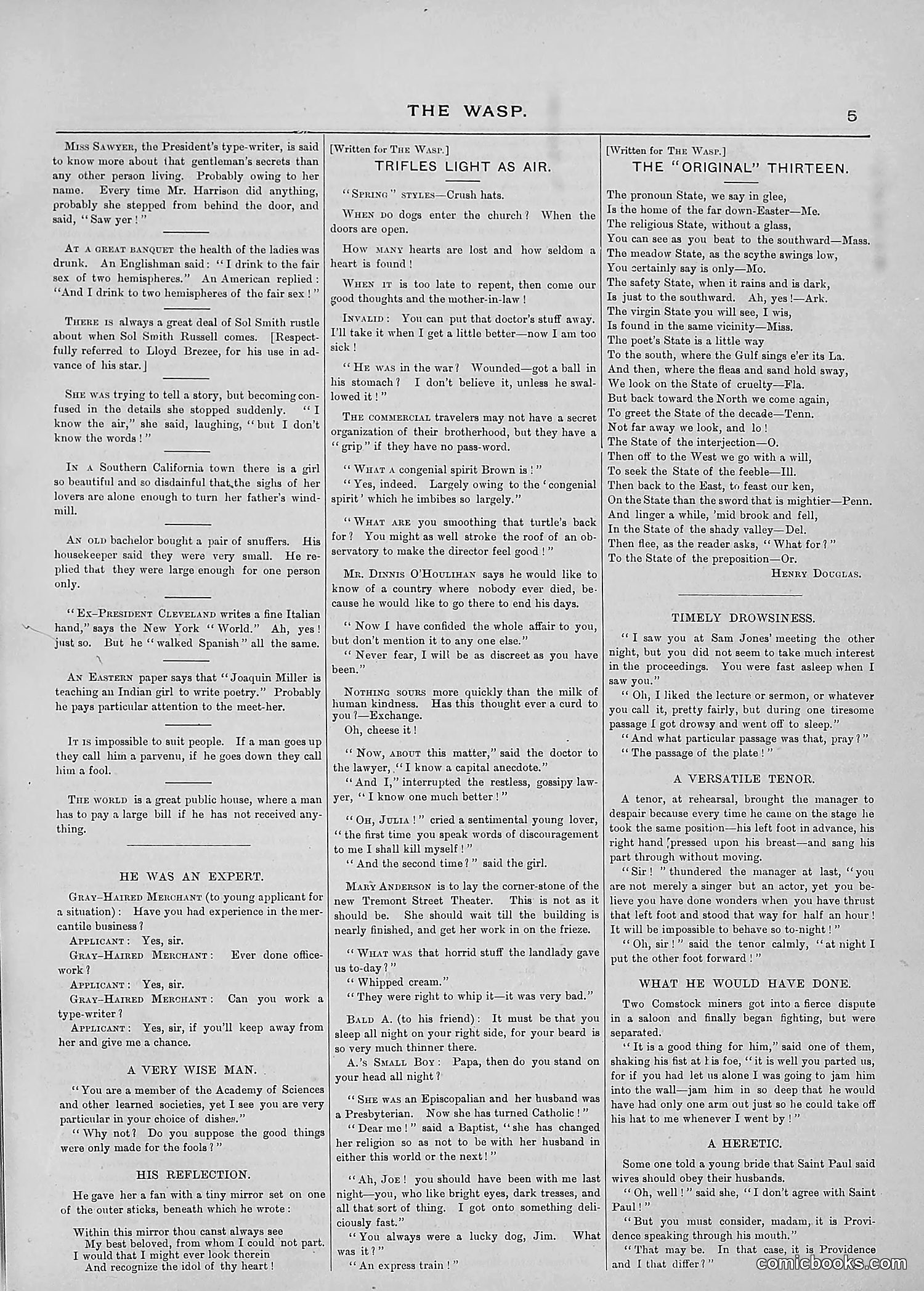 The Wasp — 1889 — page 204 of 440