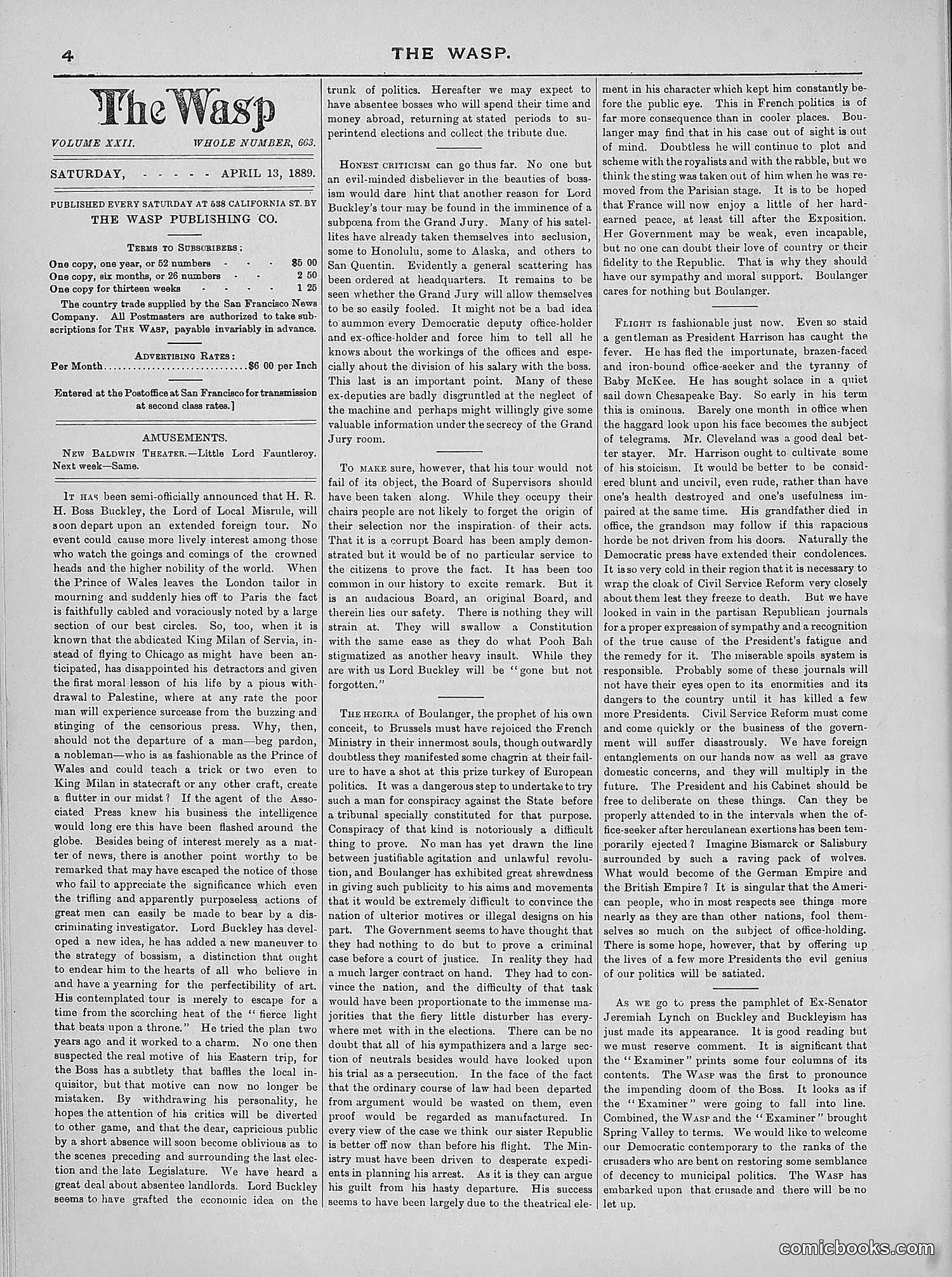The Wasp — 1889 — page 253 of 440
