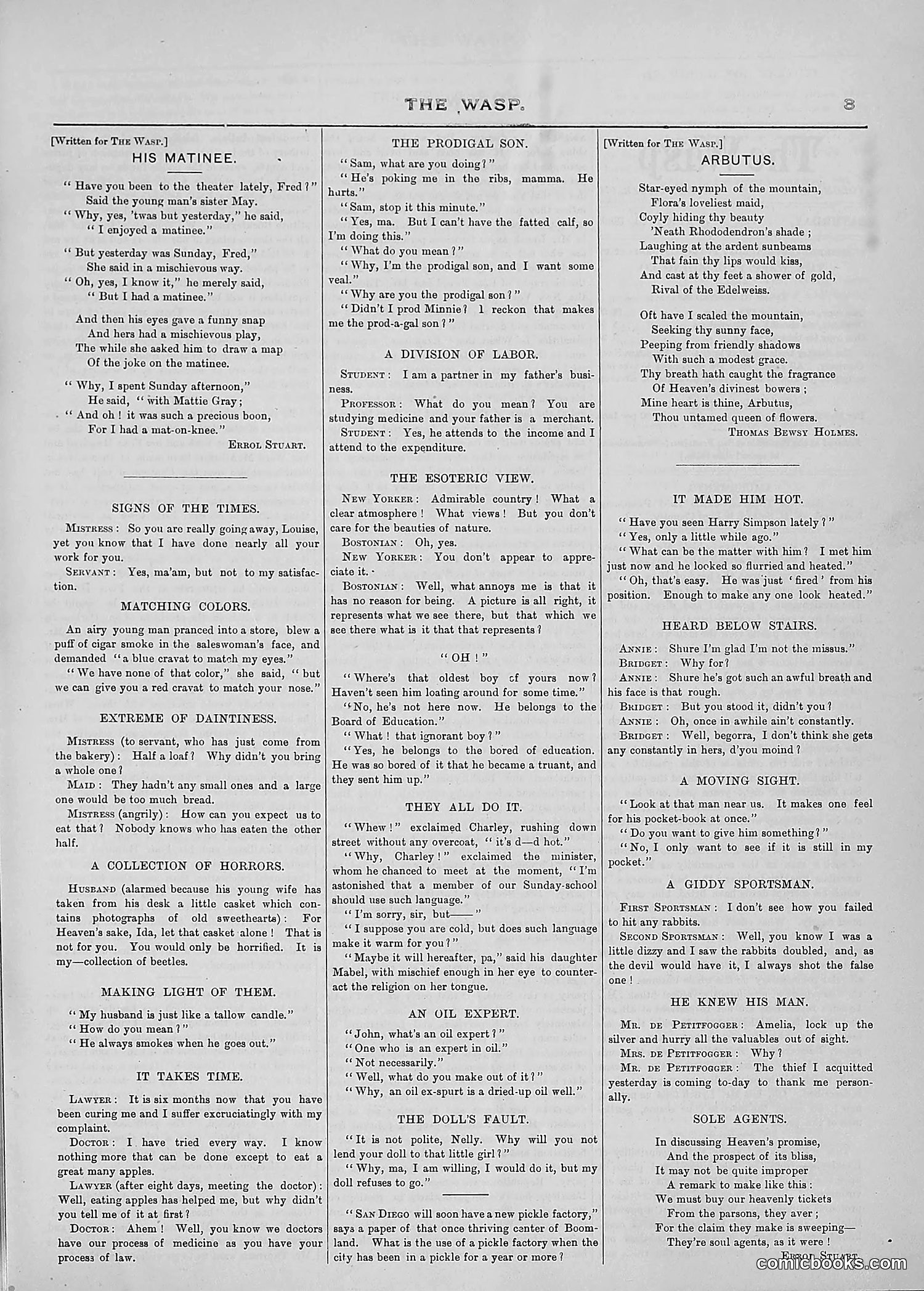 The Wasp — 1889 — page 268 of 440