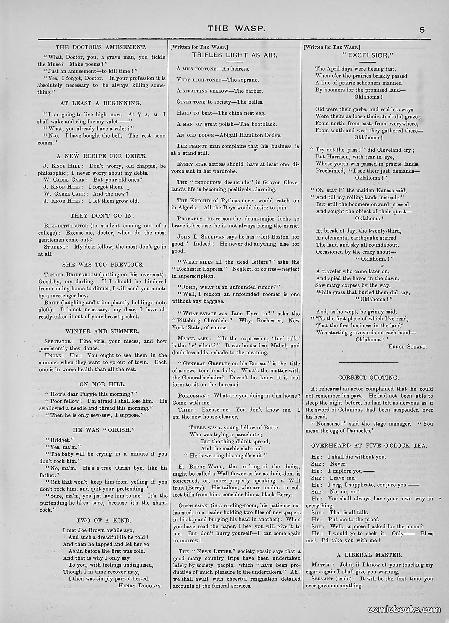 The Wasp — 1889 — page 286 of 440