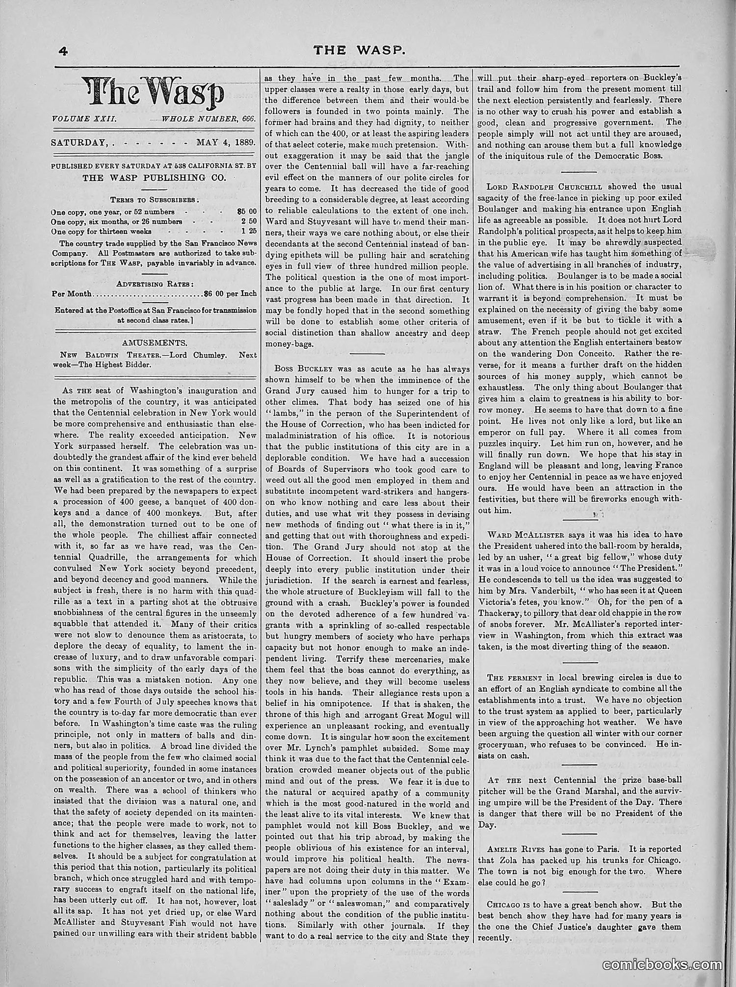 The Wasp — 1889 — page 301 of 440
