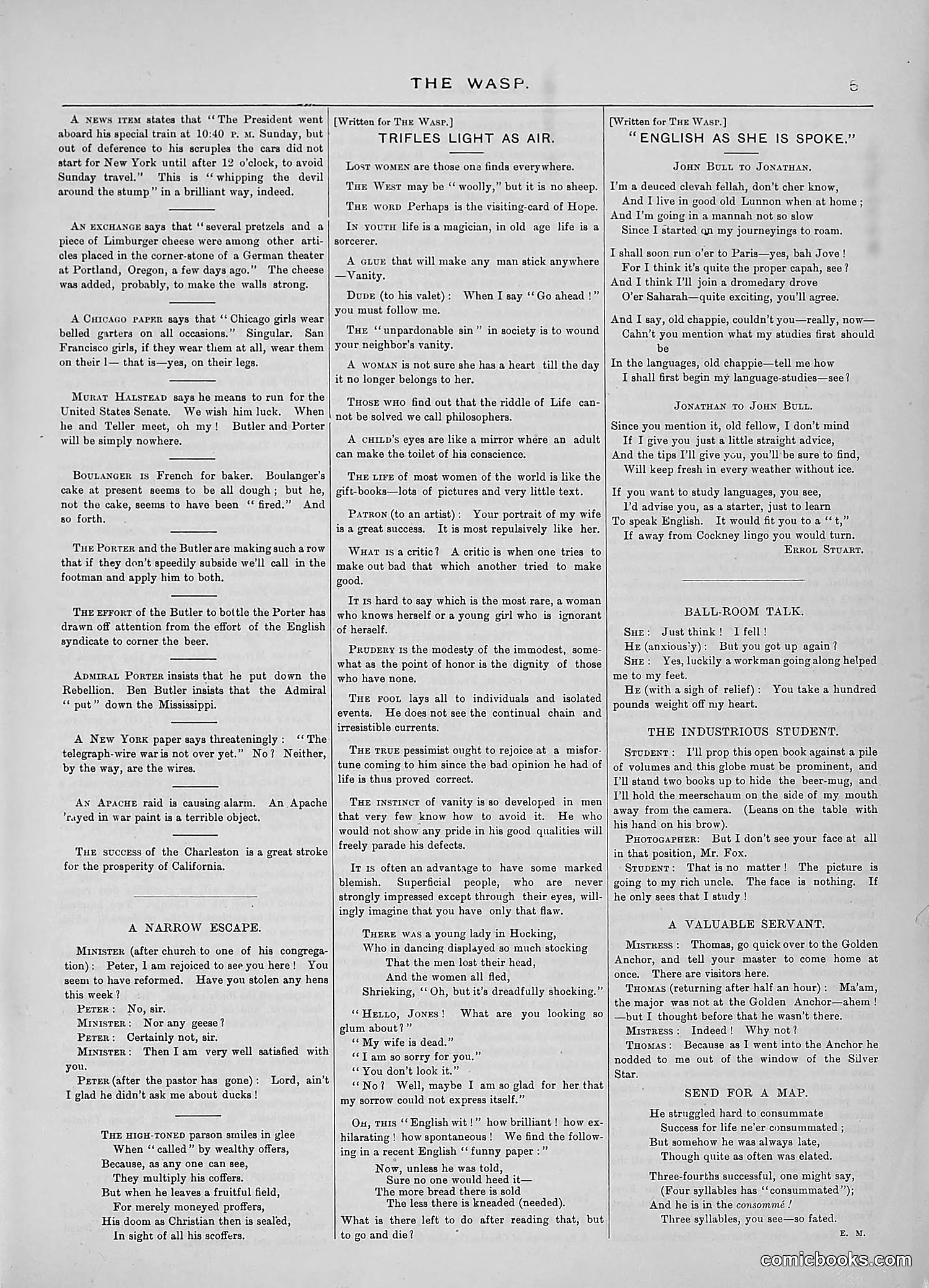 The Wasp — 1889 — page 318 of 440