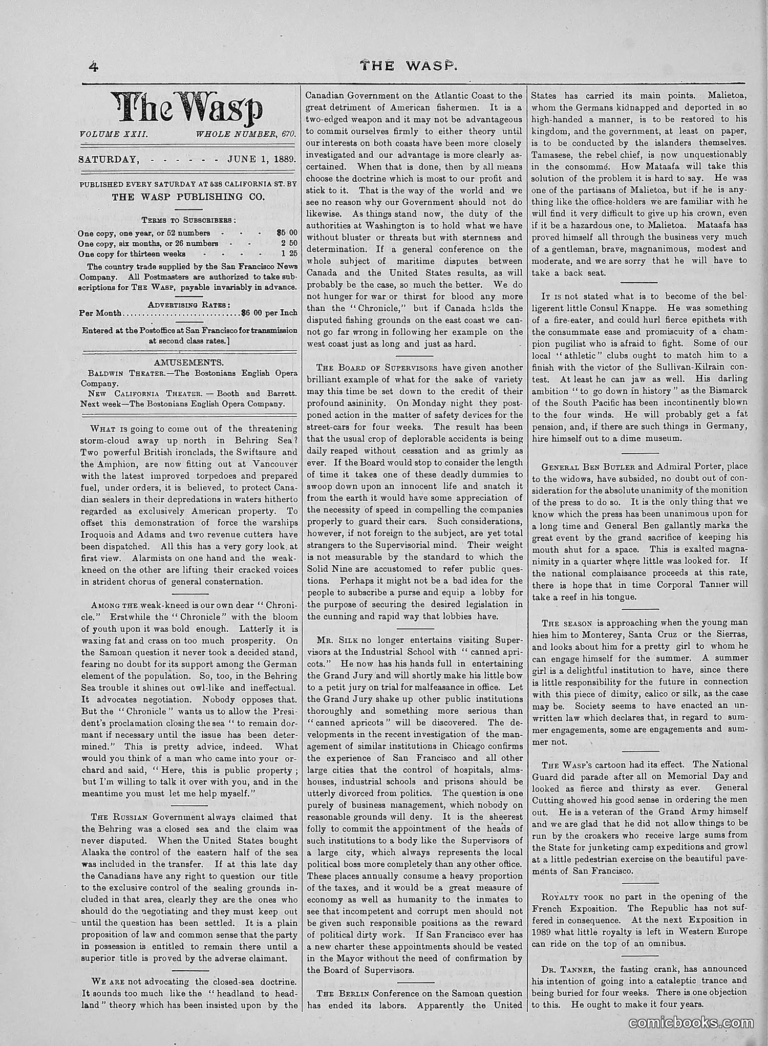 The Wasp — 1889 — page 365 of 440